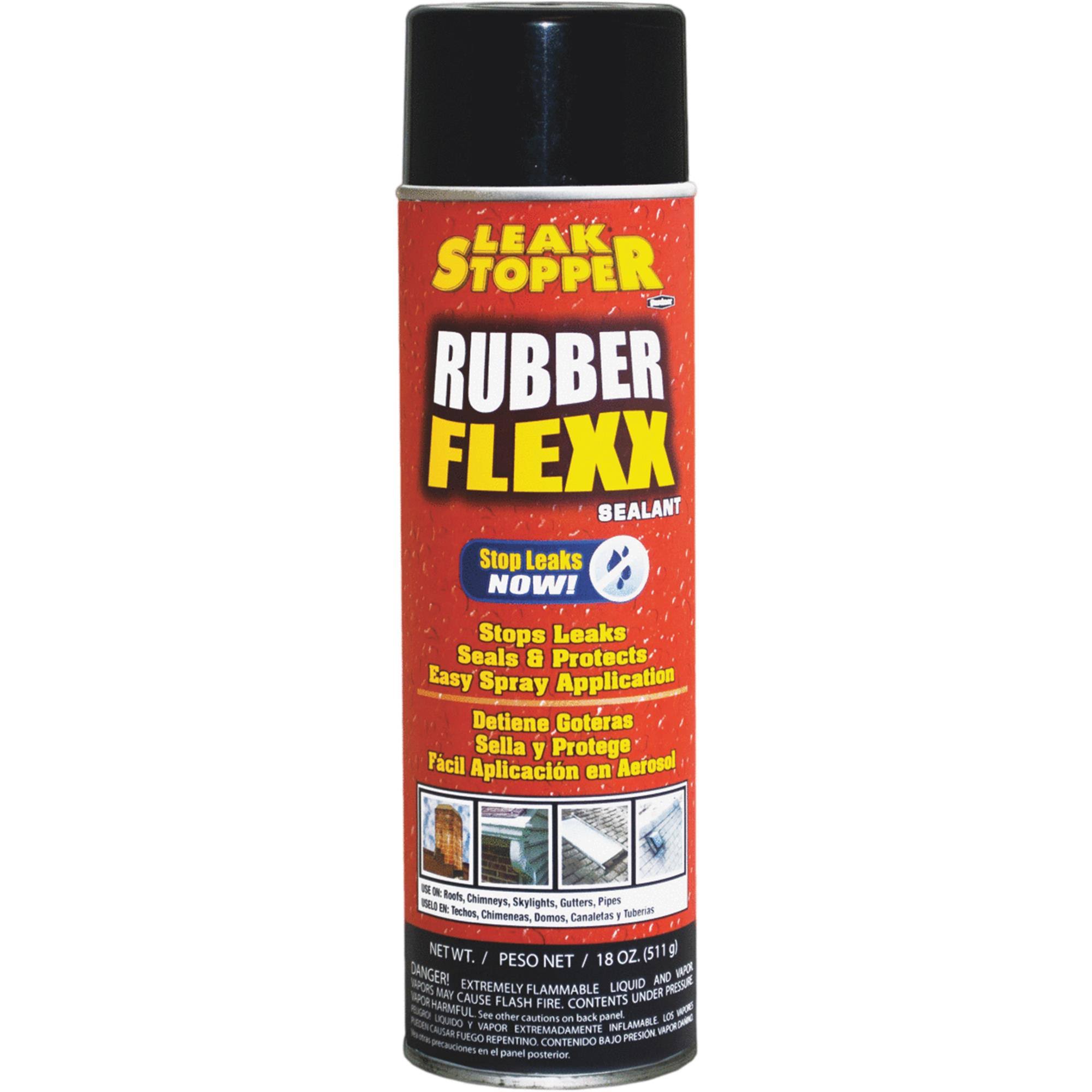 18 oz. Leak Stopper Rubber-Flexx Sealant (Black)