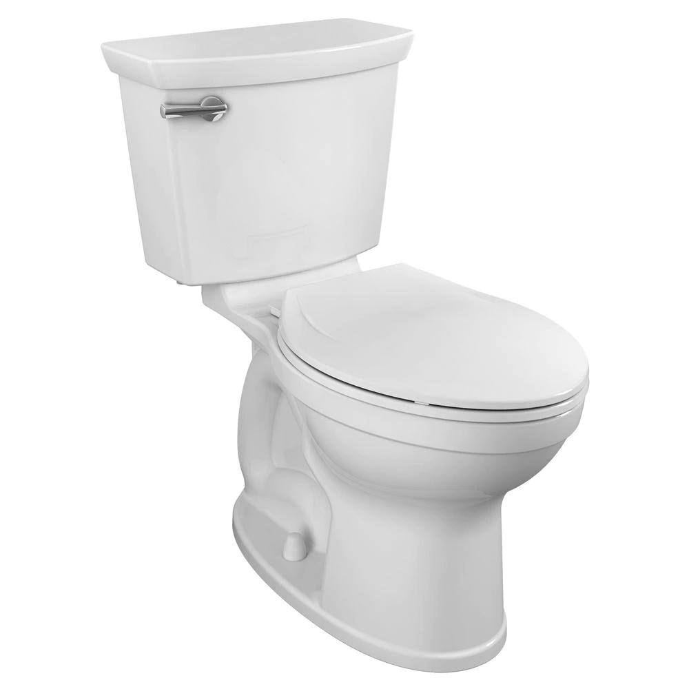 American Standard Champion Tall Height 2-Piece High-Efficiency 1.28 GPF Single Flush Elongated Toilet in White Seat Included (4-Pack)