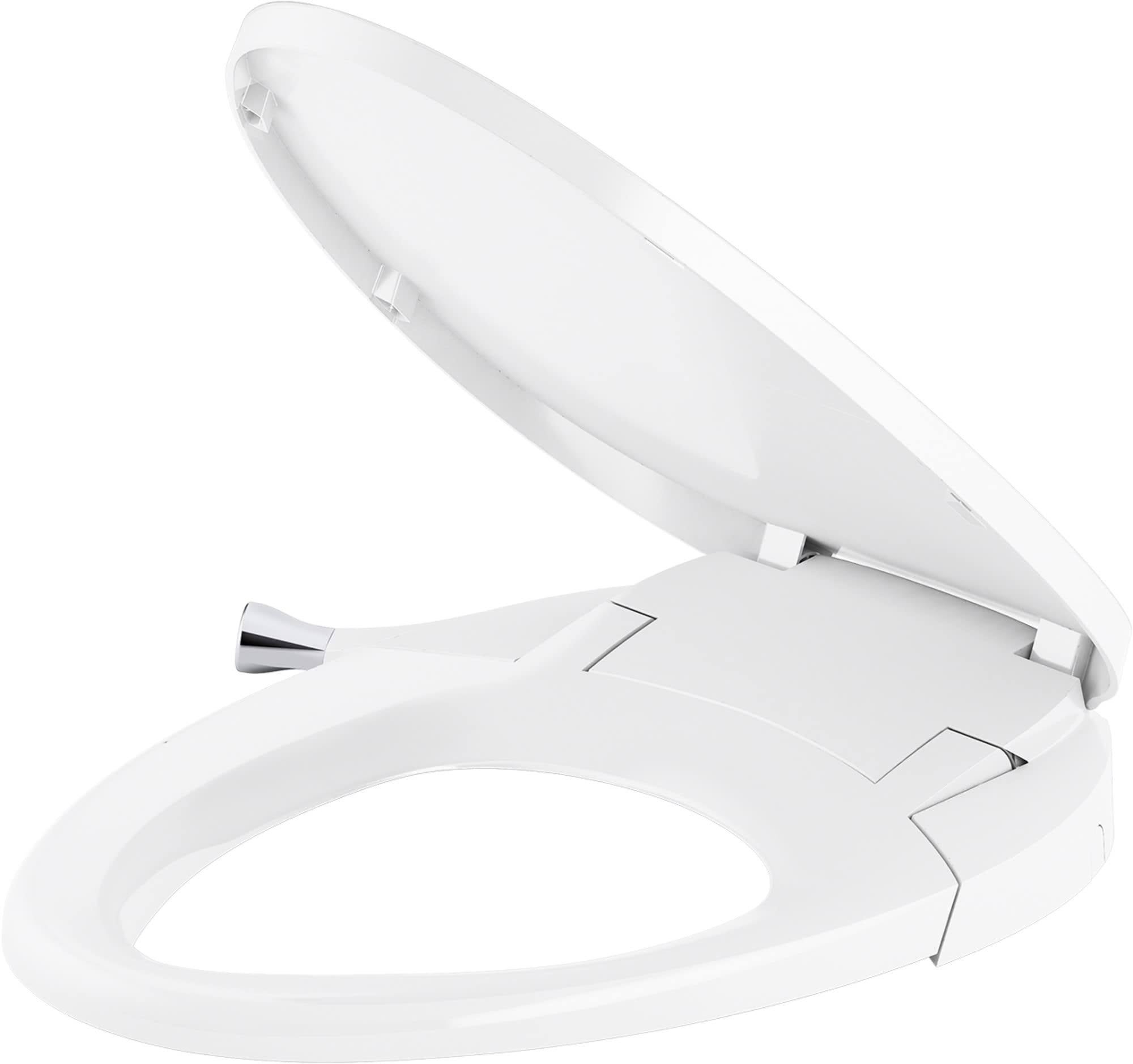 Kohler 98804-CP PureWash Elongated Manual Bidet Toilet Seat- White