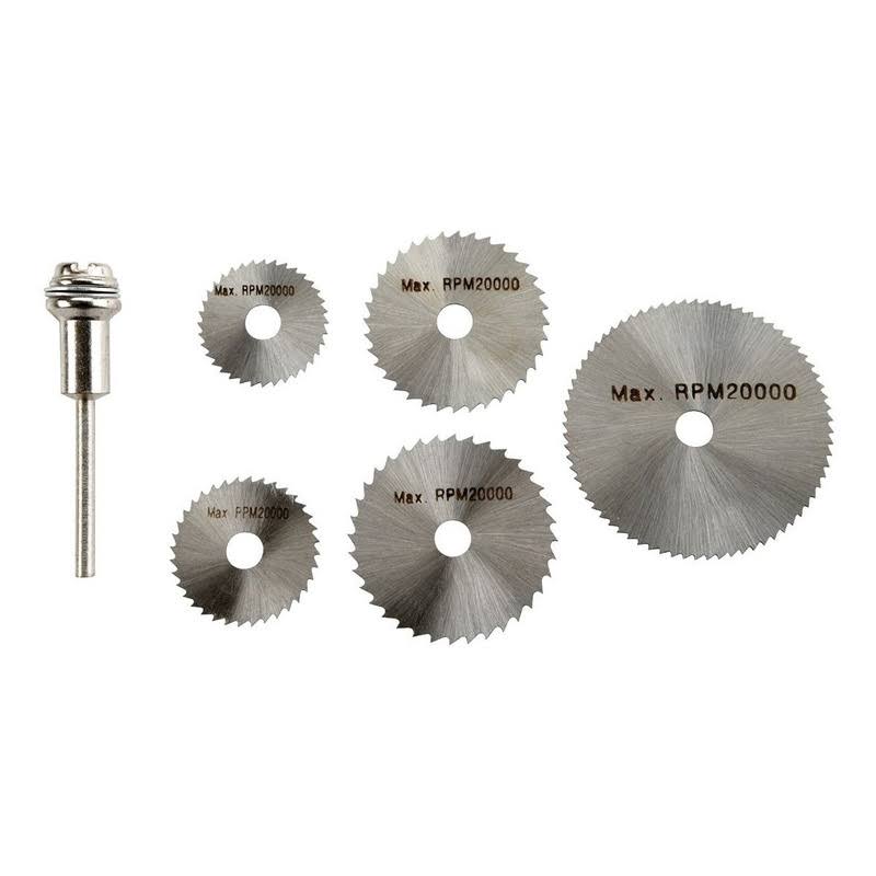 Chicago Electric High Speed Steel Rotary Saw Blade Set 6 Pc.