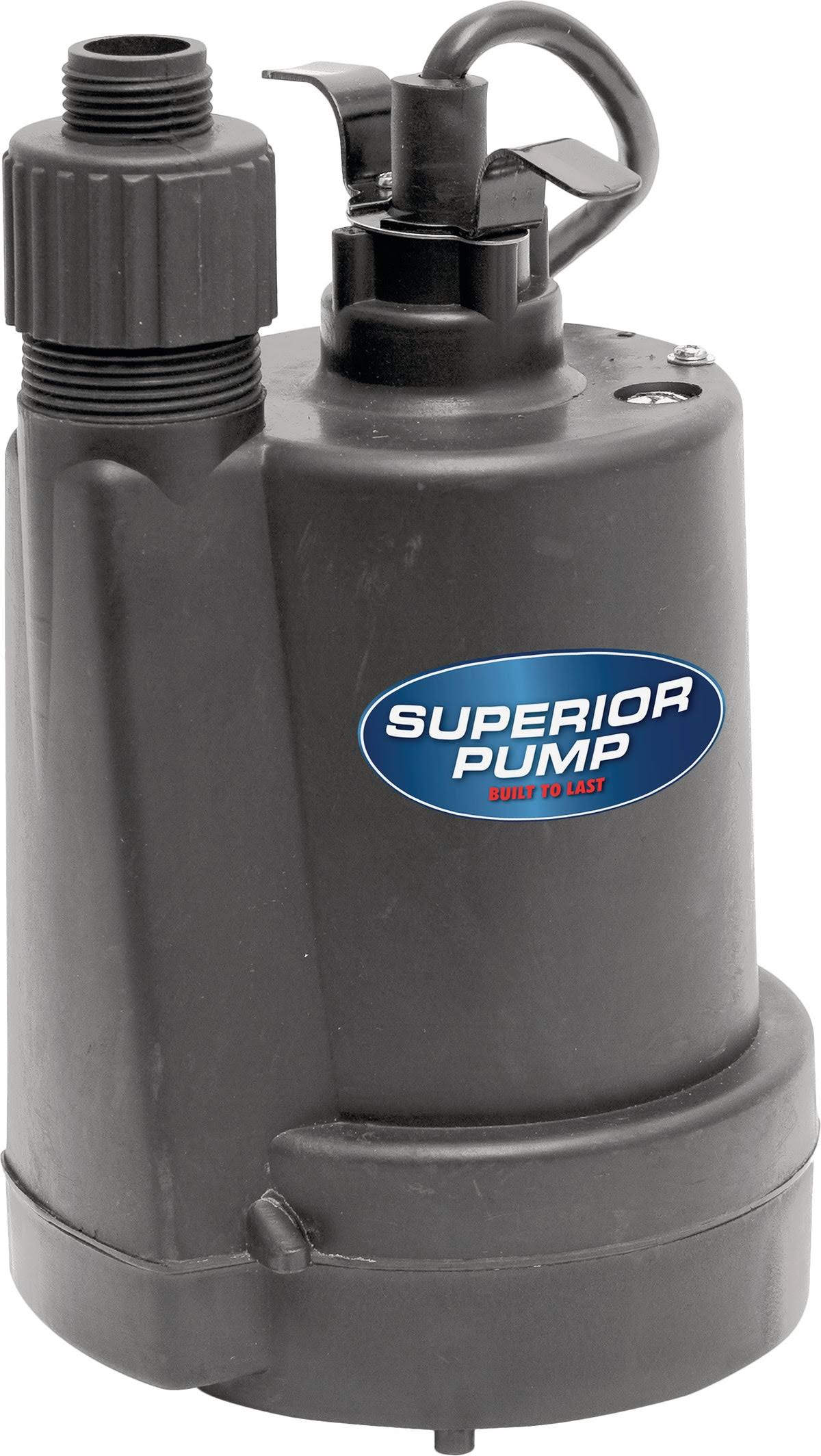 Superior Pump Thermoplastic Submersible Utility Pump