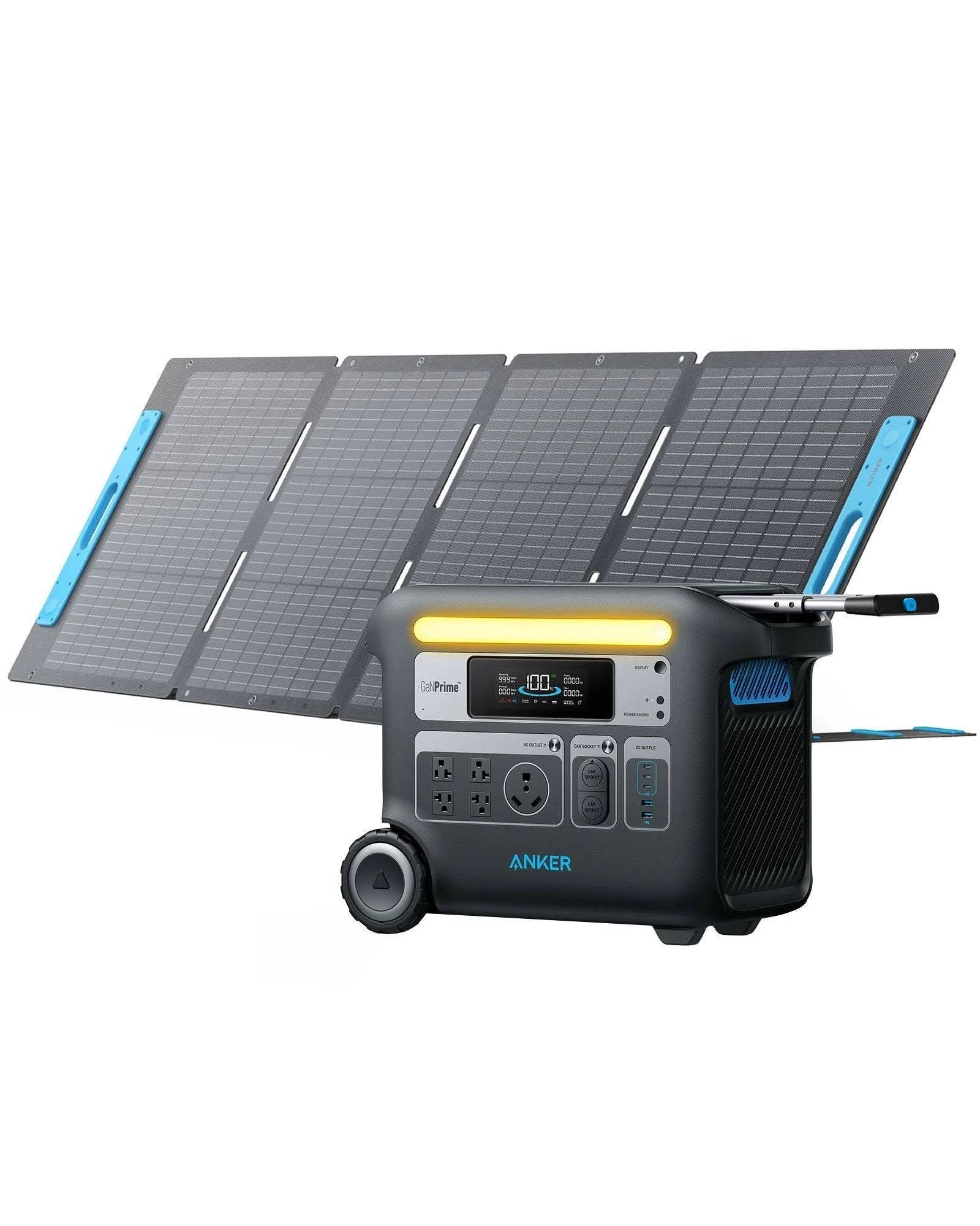 Anker SOLIX F2000 Solar Generator (PowerHouse 767 with 200W Solar Panel)