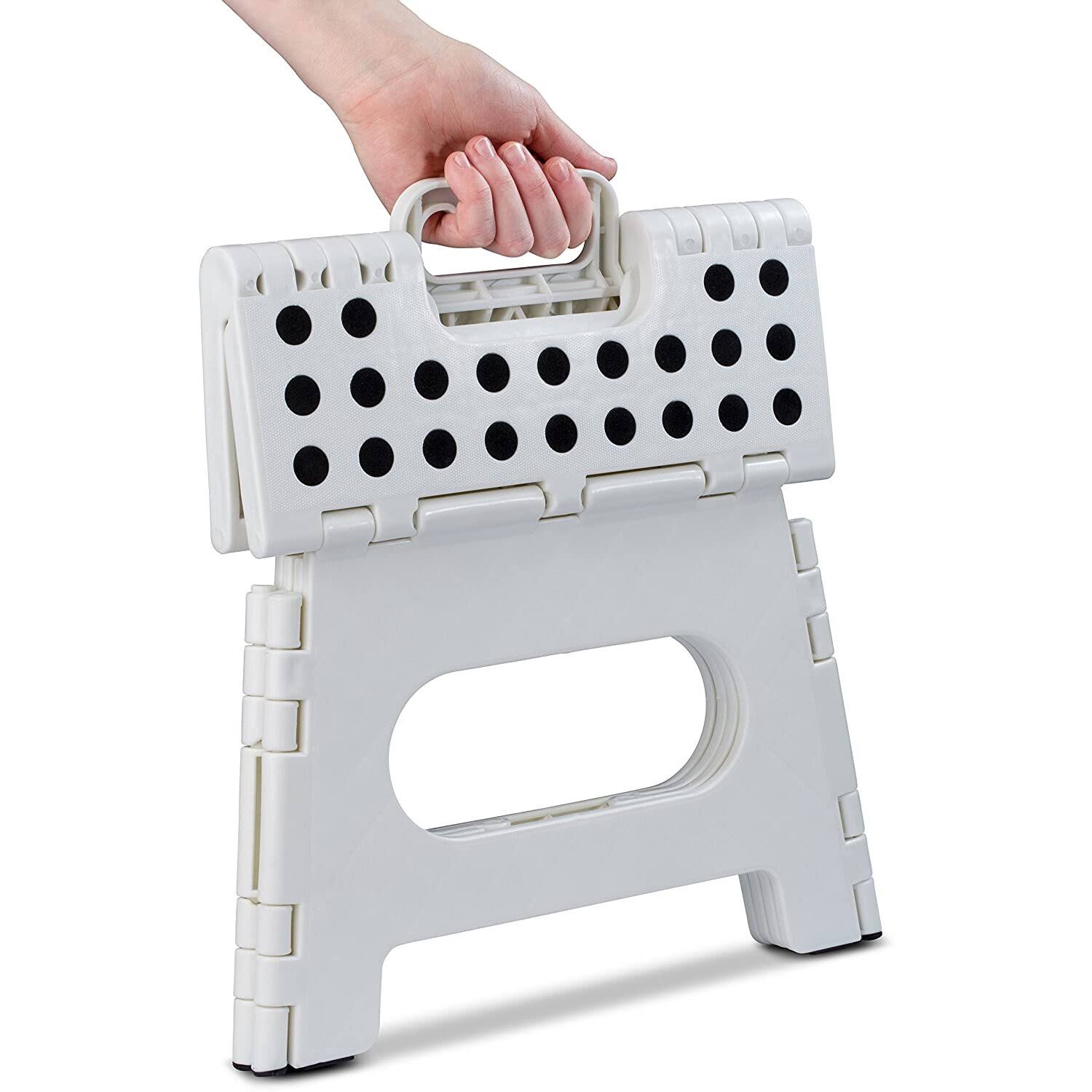 Folding Step Stool- The Lightweight Step Stool Is Sturdy Enough to Su