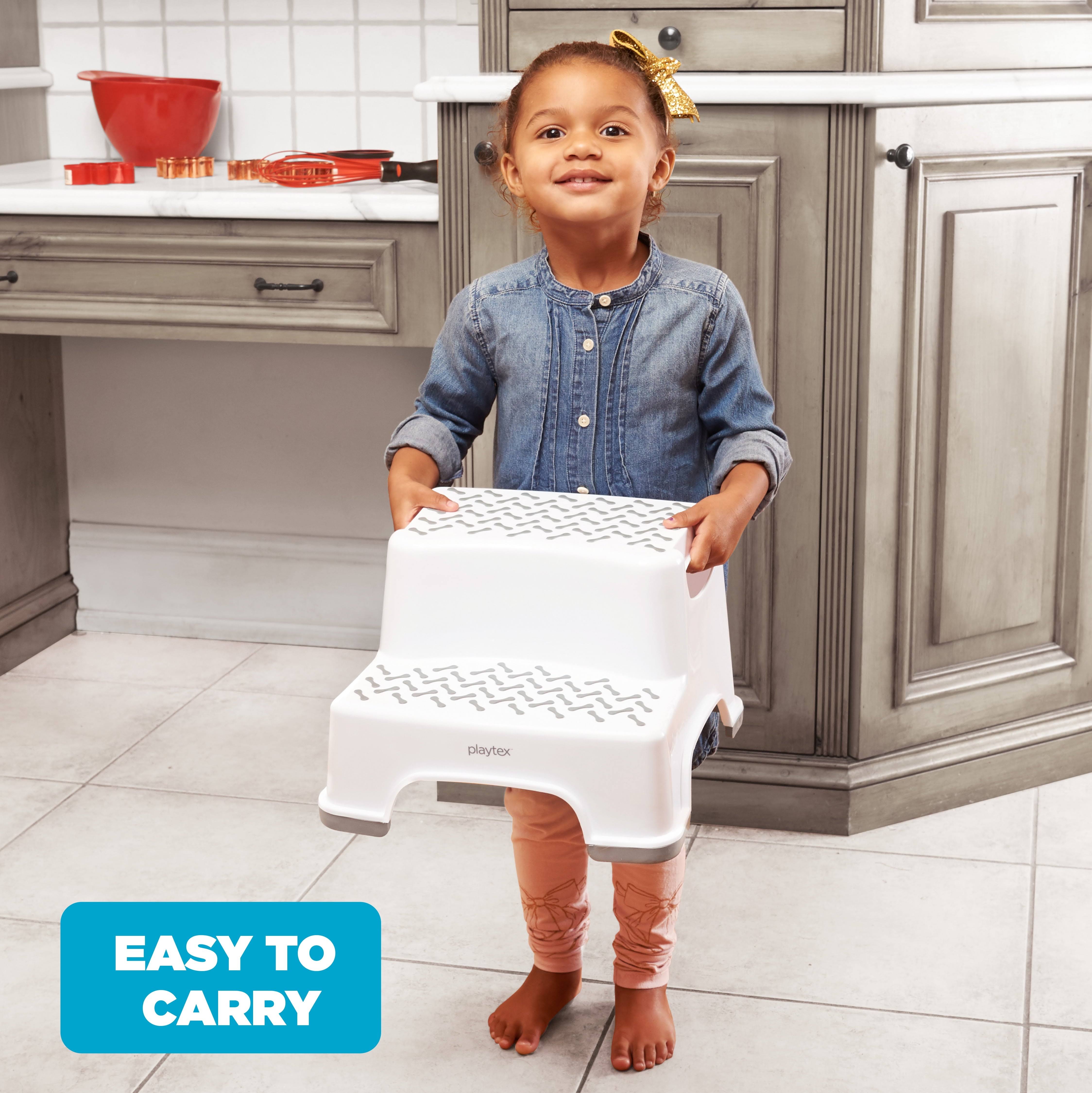 Playtex 2-Tier Step Stool in White
