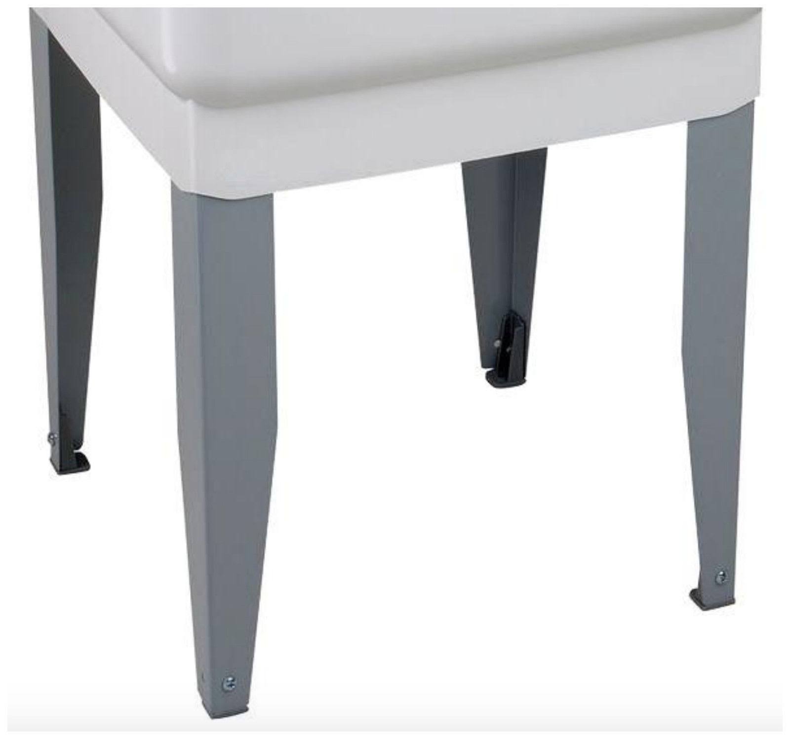 El Mustee Utilatub 20-Gallon Floor-Mount Laundry Tub, White