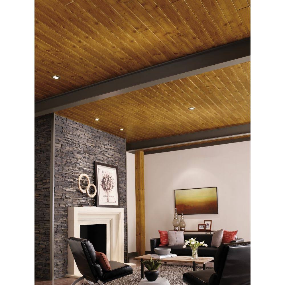 Armstrong Ceilings Woodhaven 5 in. x 7 ft. Rustic Pine Tongue and Groove Ceiling Plank (29 Sq. ft. / CASE)
