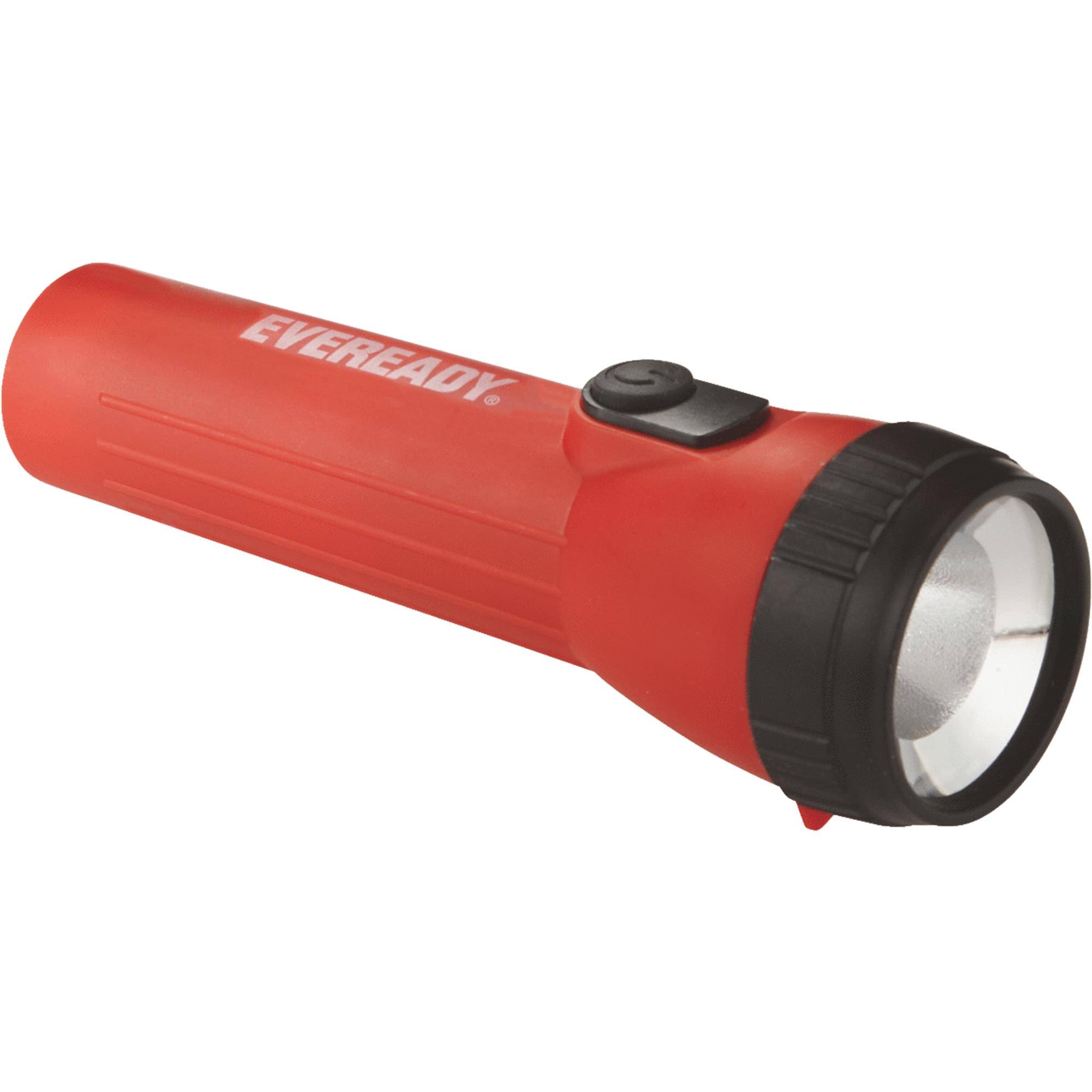 Eveready Industrial General Purpose LED Flashlight 2 D Sold Separately Red