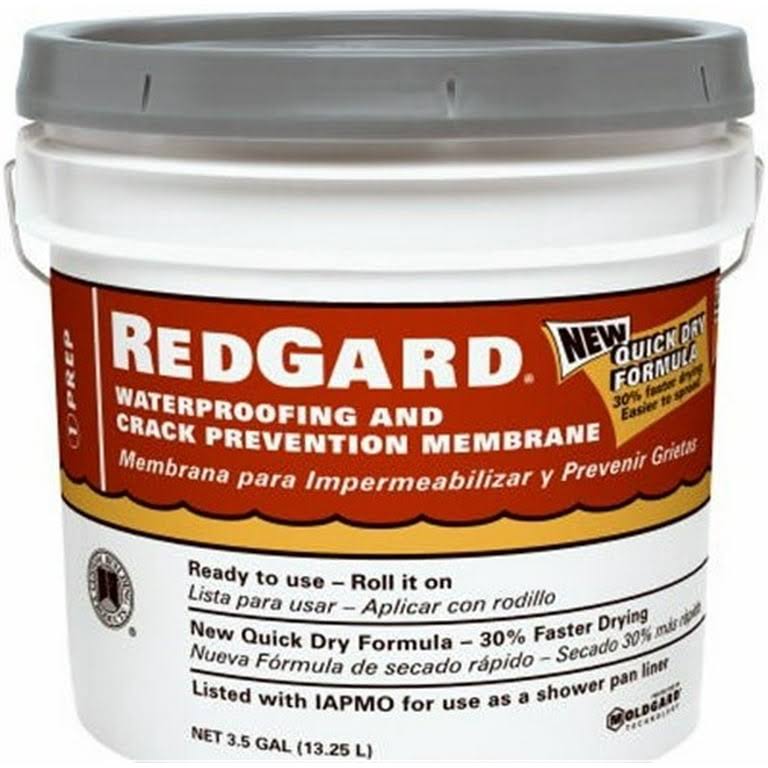 Custom Building Products Lqwaf3 Redgard Waterproofing & Crack Prevention, 3.5 Gallon