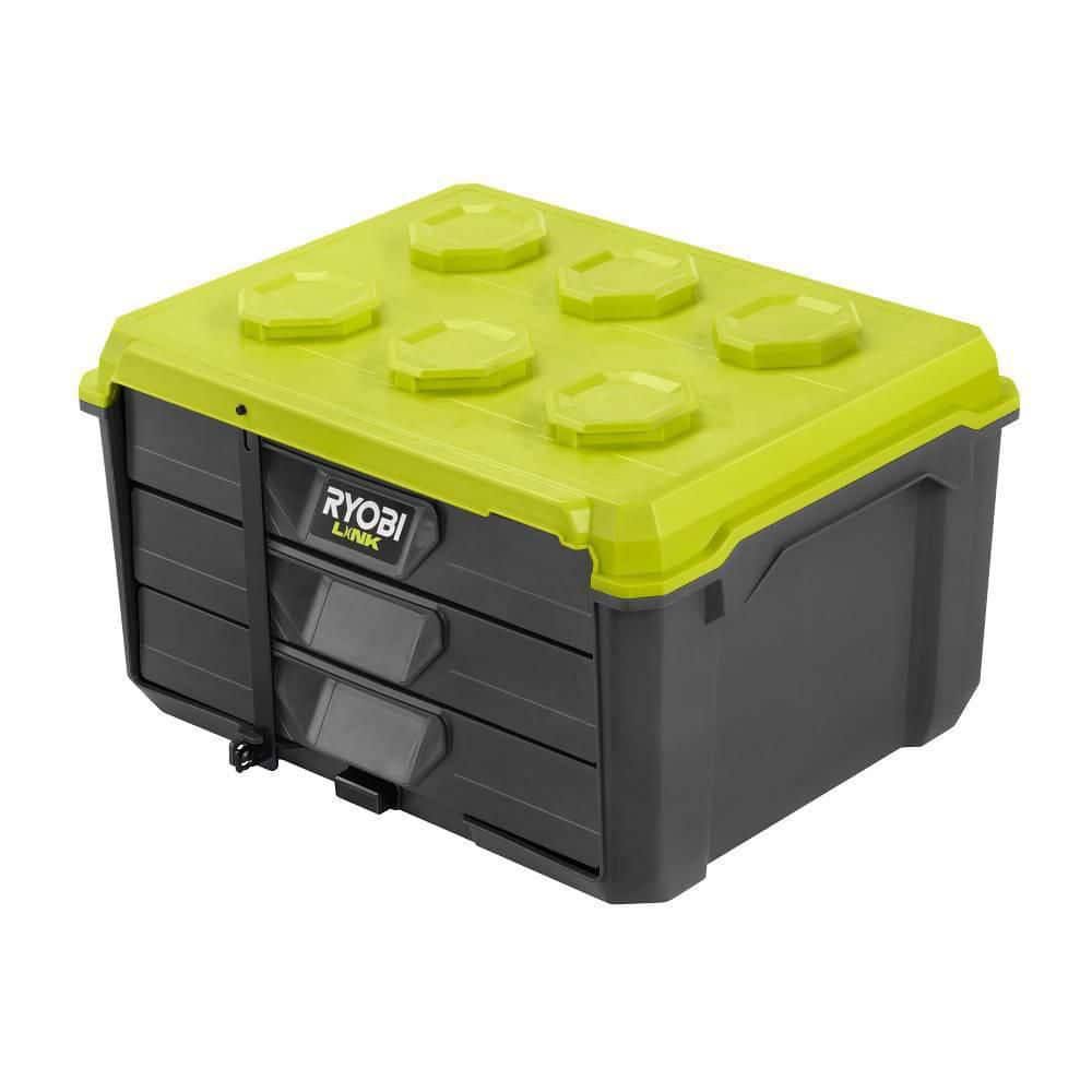 Ryobi STM302 Link 3-Drawer Modular Tool Box