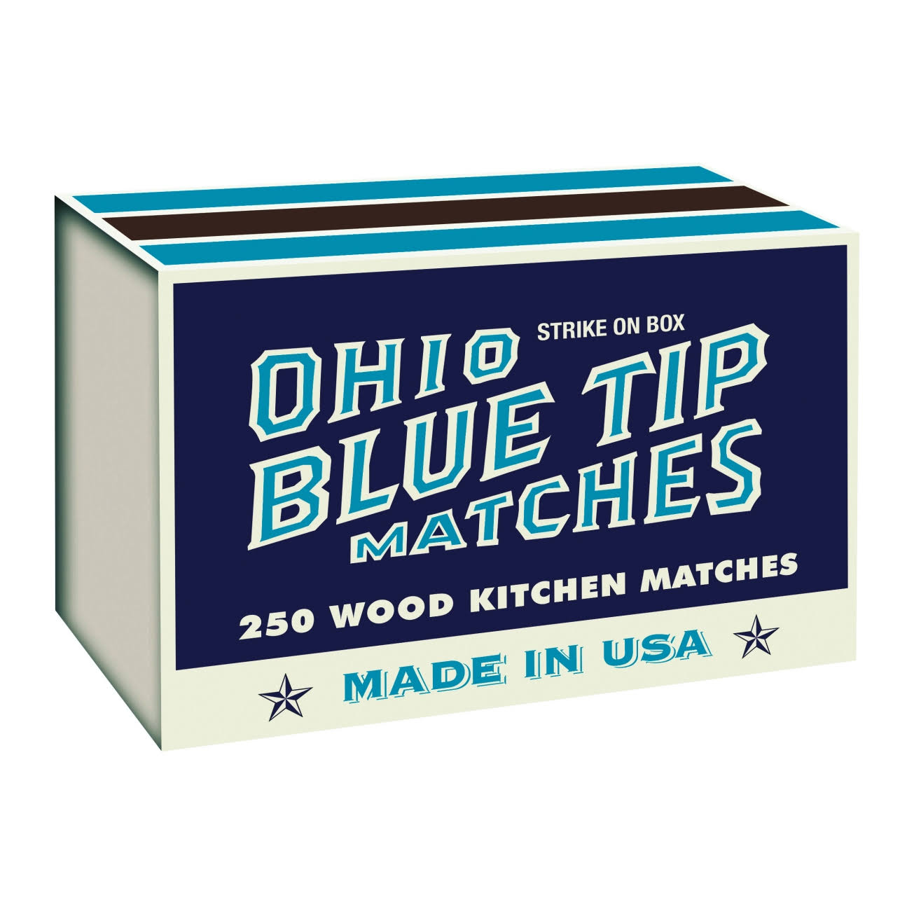 Diamond Ohio Blue Tip Wooden Matches- 250 count