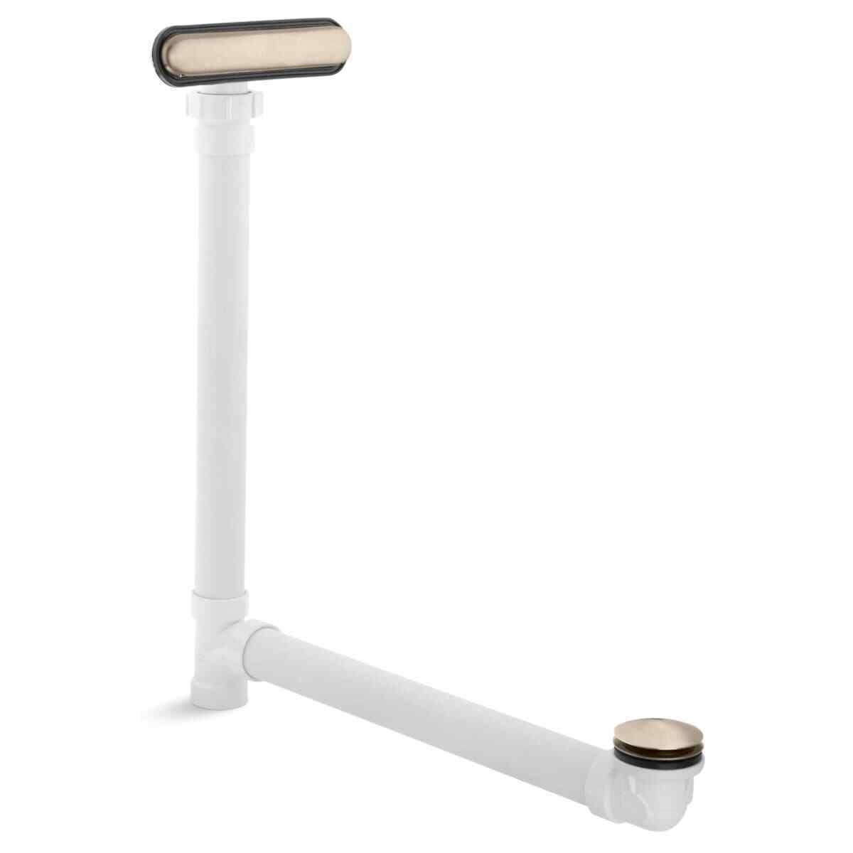 Kohler K-7272-BL Clearflo Slotted Overflow Bath Drain- Matte Black