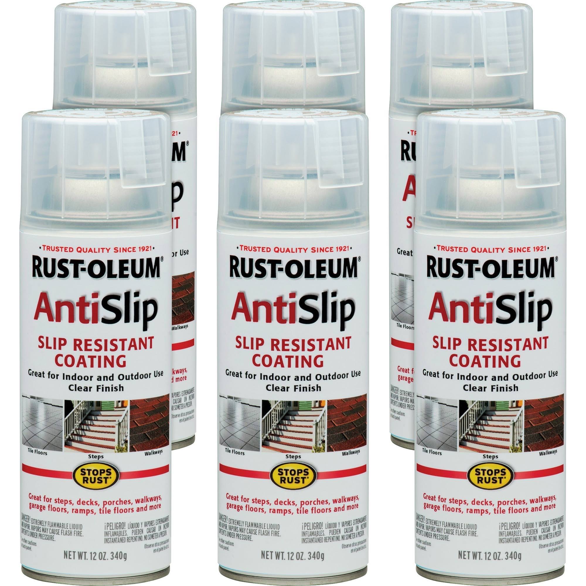 Stops Rust Antislip Spray- Ready-to-Use Spray- 12 fl oz- 6 / Carton- Clear