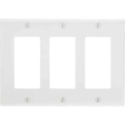 Leviton Decora 2-Gang Wall Plate- White
