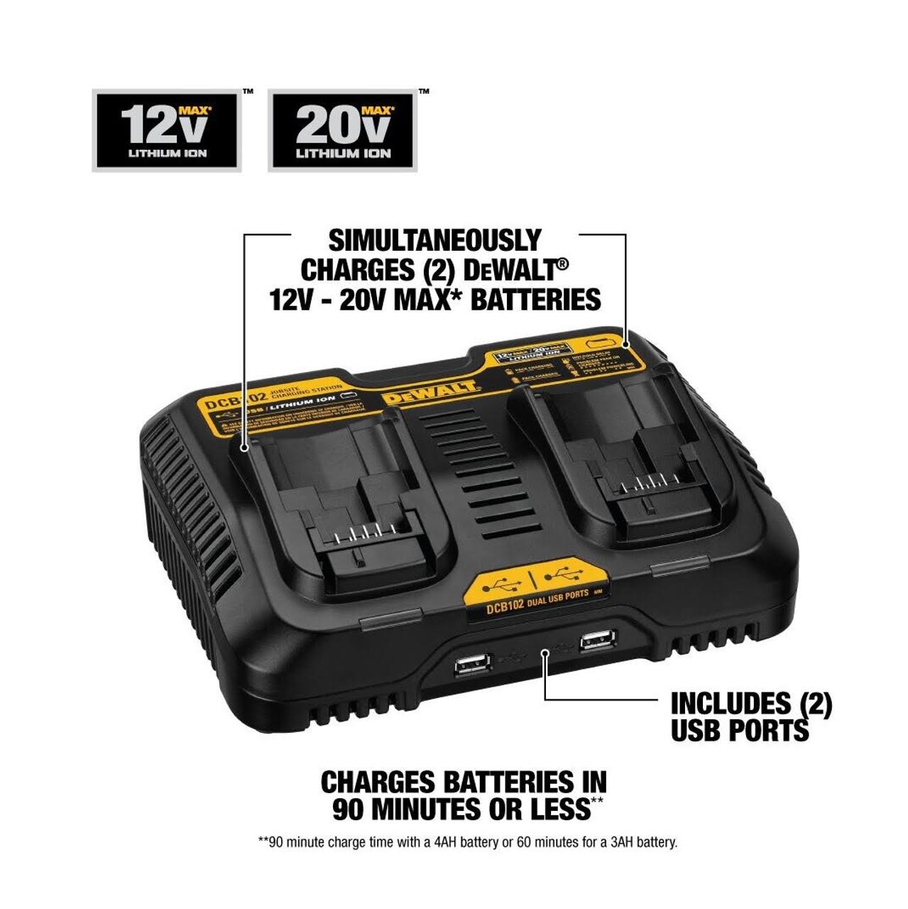 DeWalt DCB102 Jobsite Charging Station