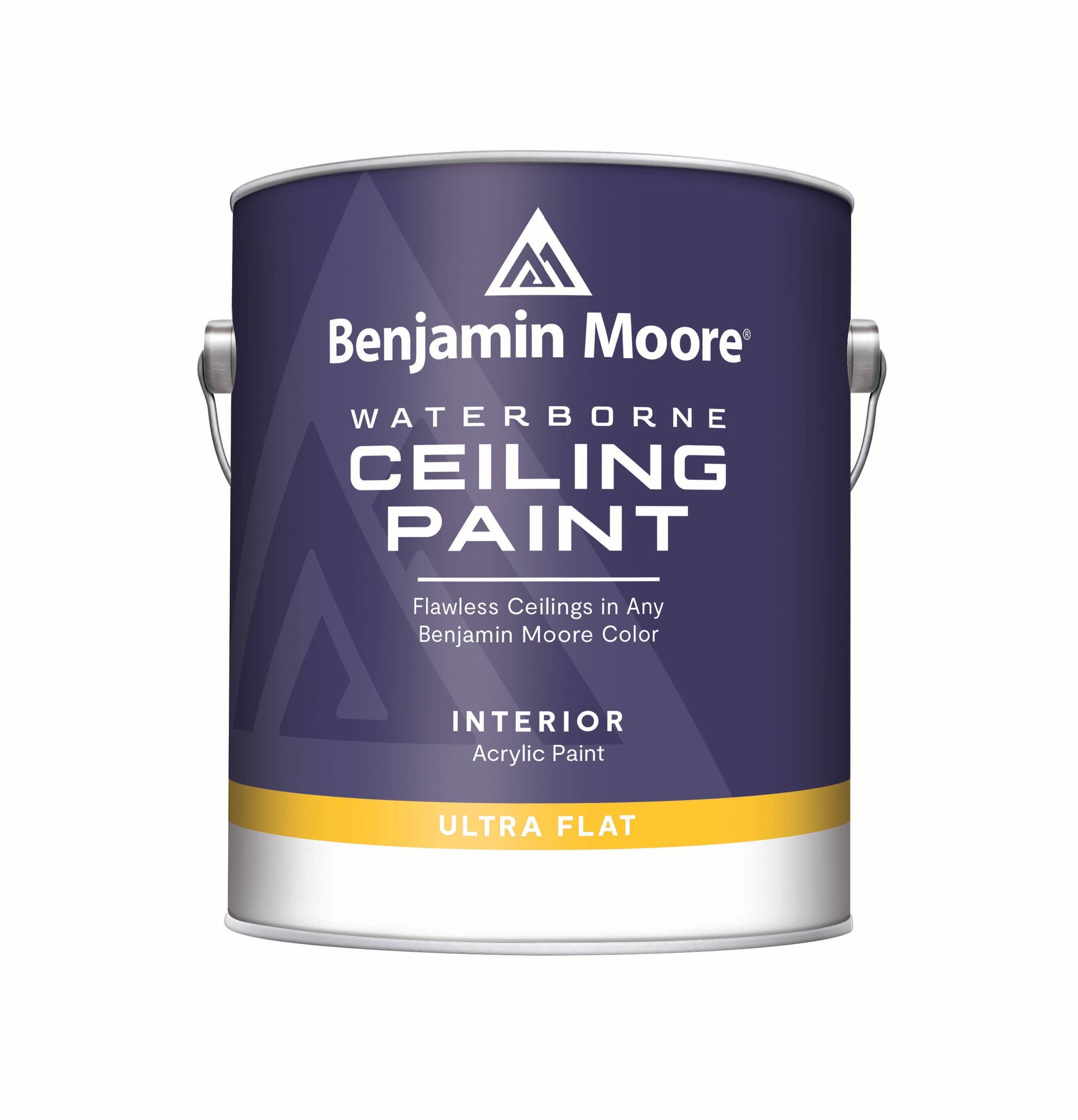Benjamin Moore Waterborne Ceiling Paint 5 Gallon / White