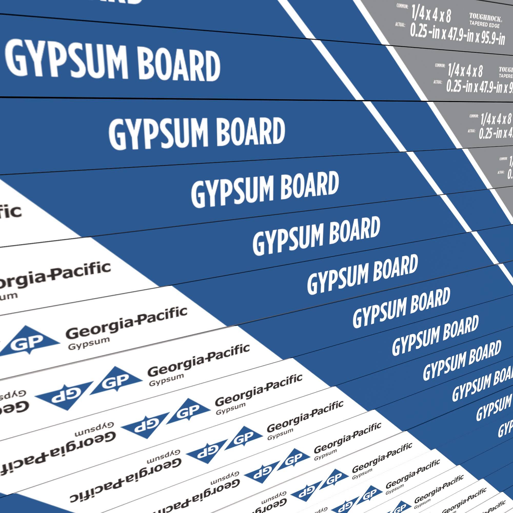 ToughRock 1/4-in 4-ft x 8-ft Regular Drywall Panel | 60