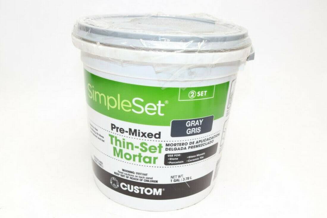 Building Products Cttsg1-2 1 Gallon Thin Set Mortar Gray