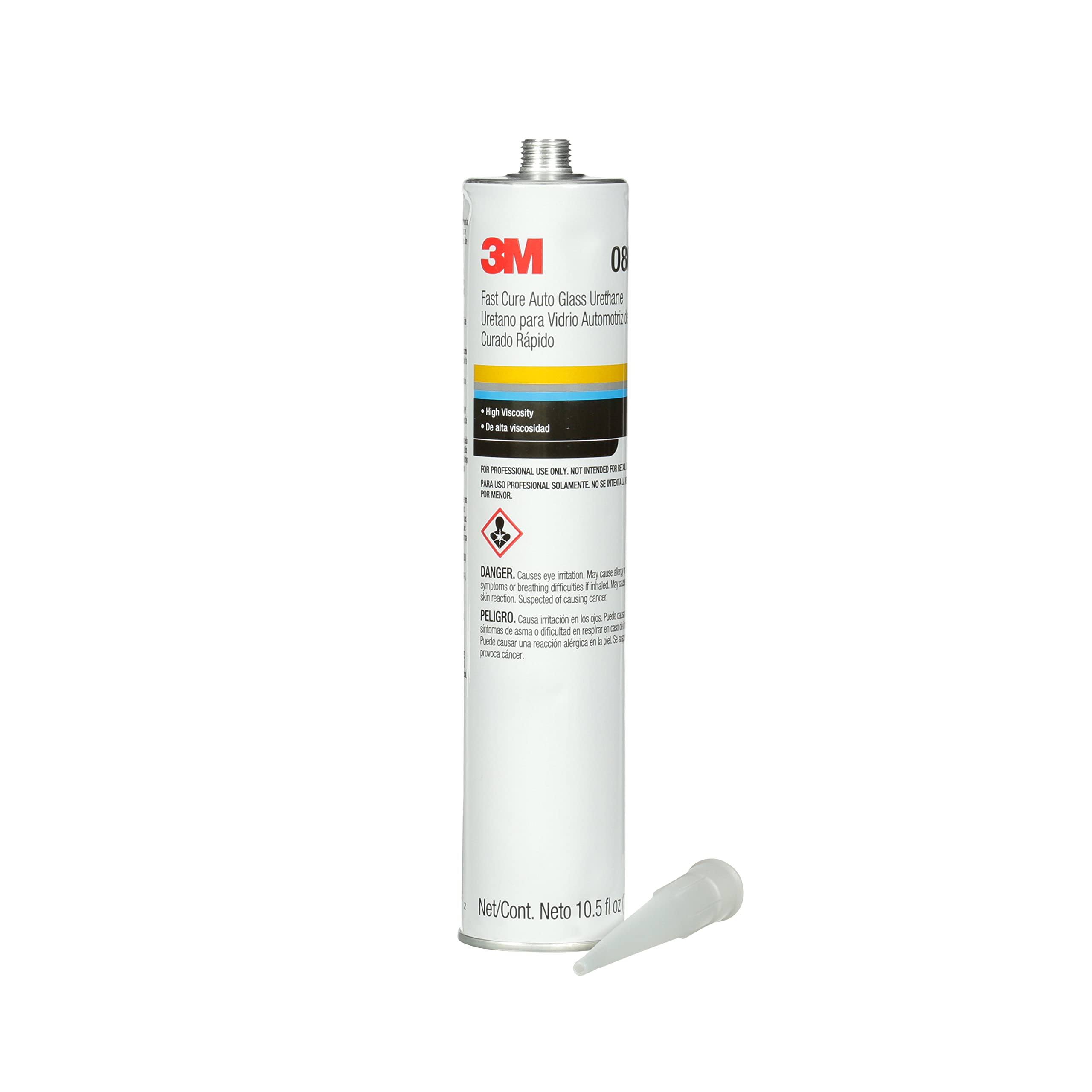 3M- 08690- Fast Cure Auto Glass Urethane, 10.5 fl oz Cartridge