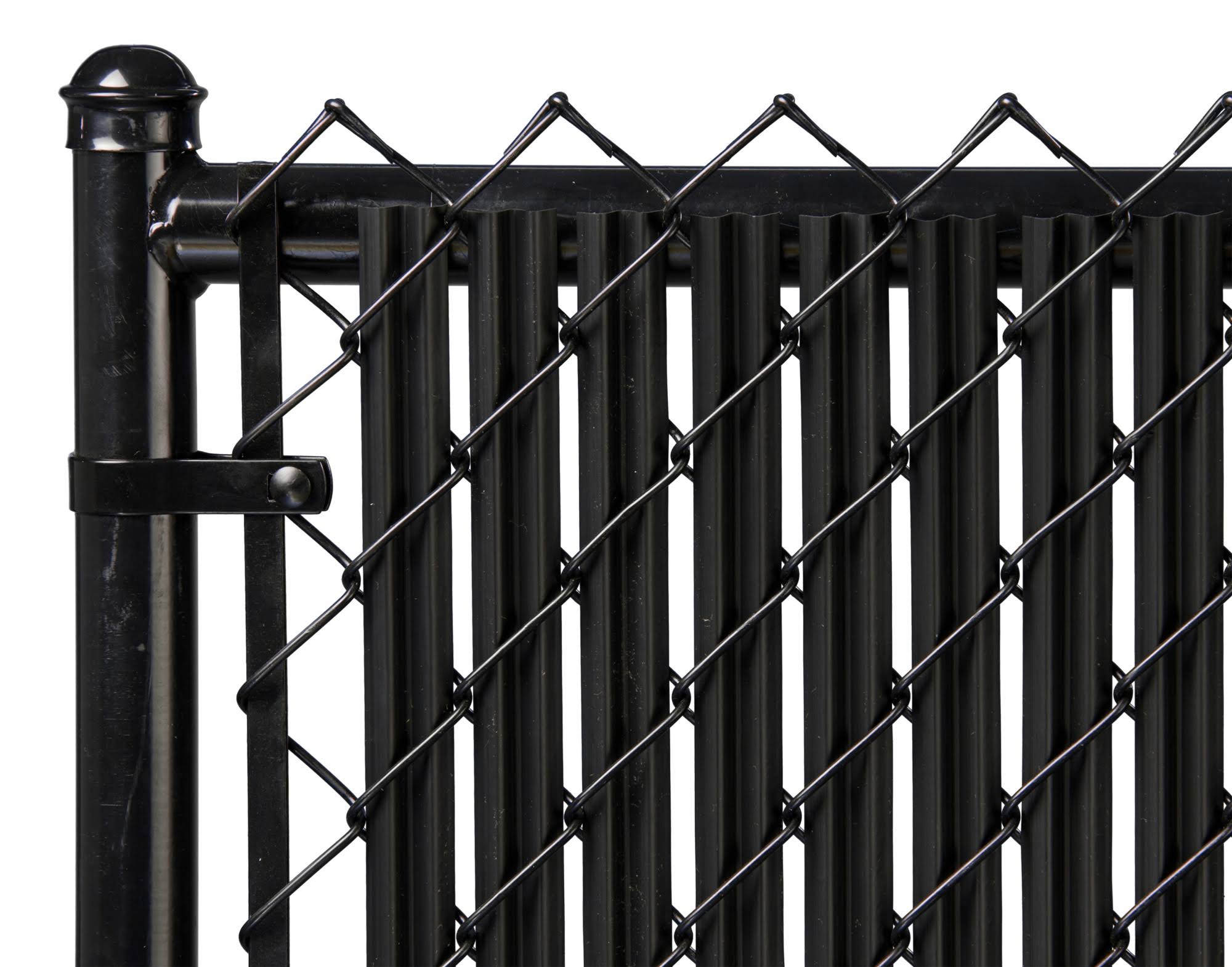 Online Black 6ft Ridged Slat for Chain Link Fence