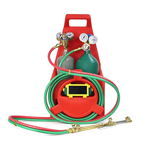 Xtremepowerus Victor Type Welding & Cutting Torch Oxygen Acetylene Regulator Set