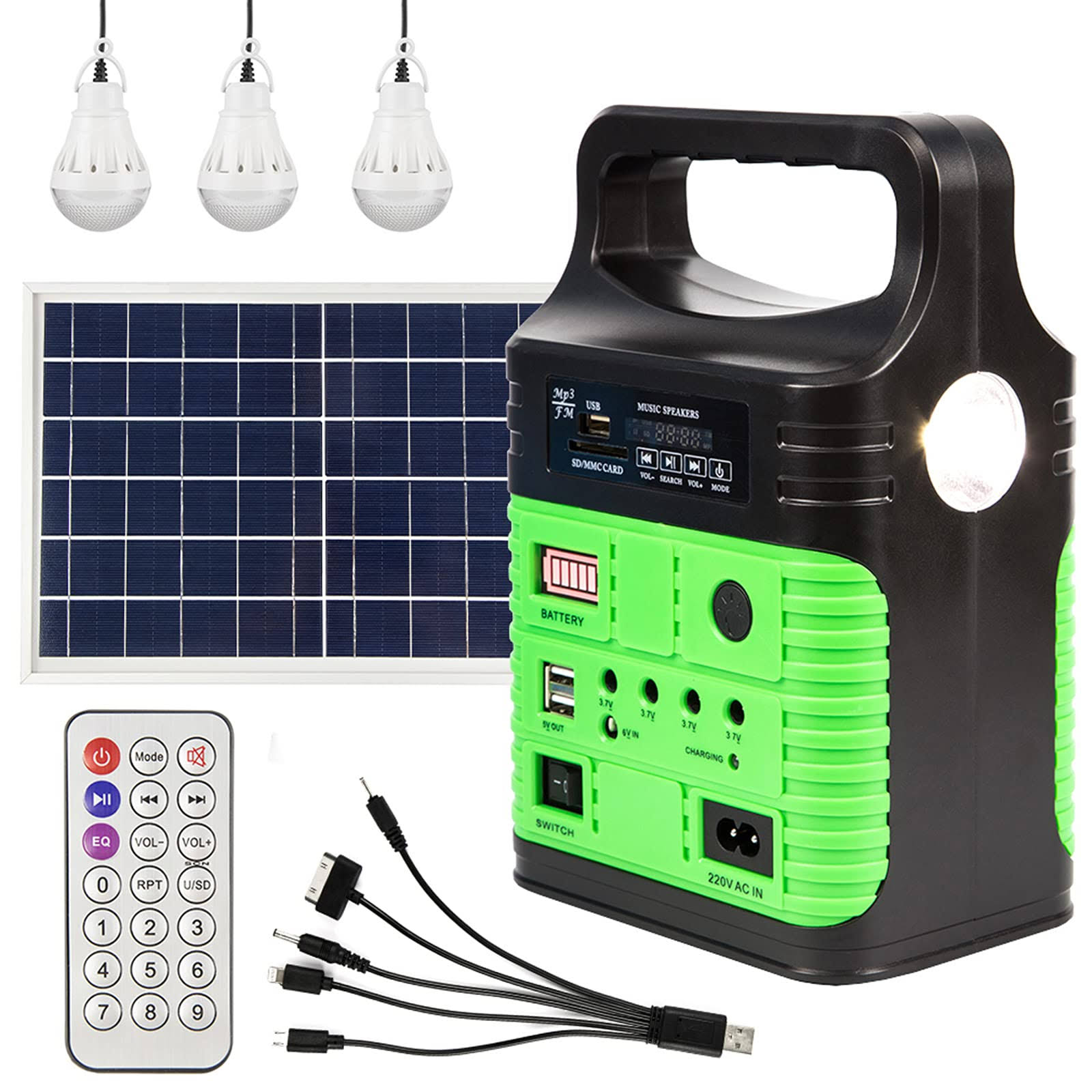 Solar Generator- Portable Power Station for Emergency Power Supply, Portable