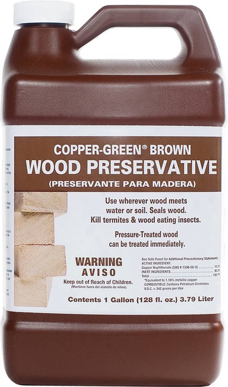 Copper Green Wood Preservative- Brown- 1 Gal