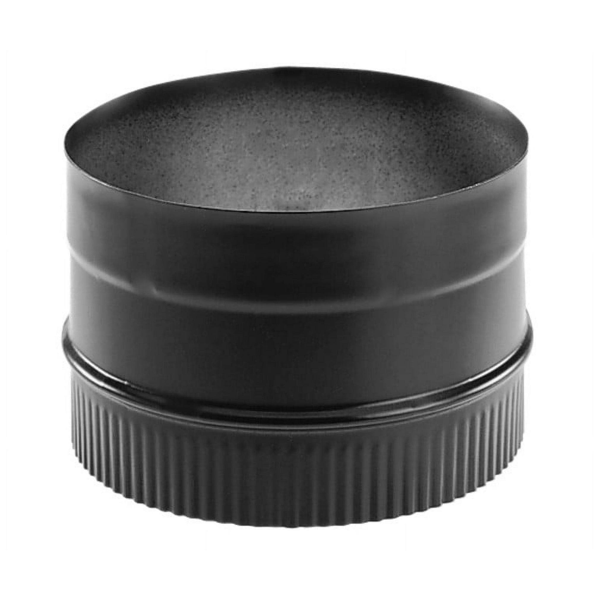 Simpson Duravent Stove Top Adapter 6 in. Black