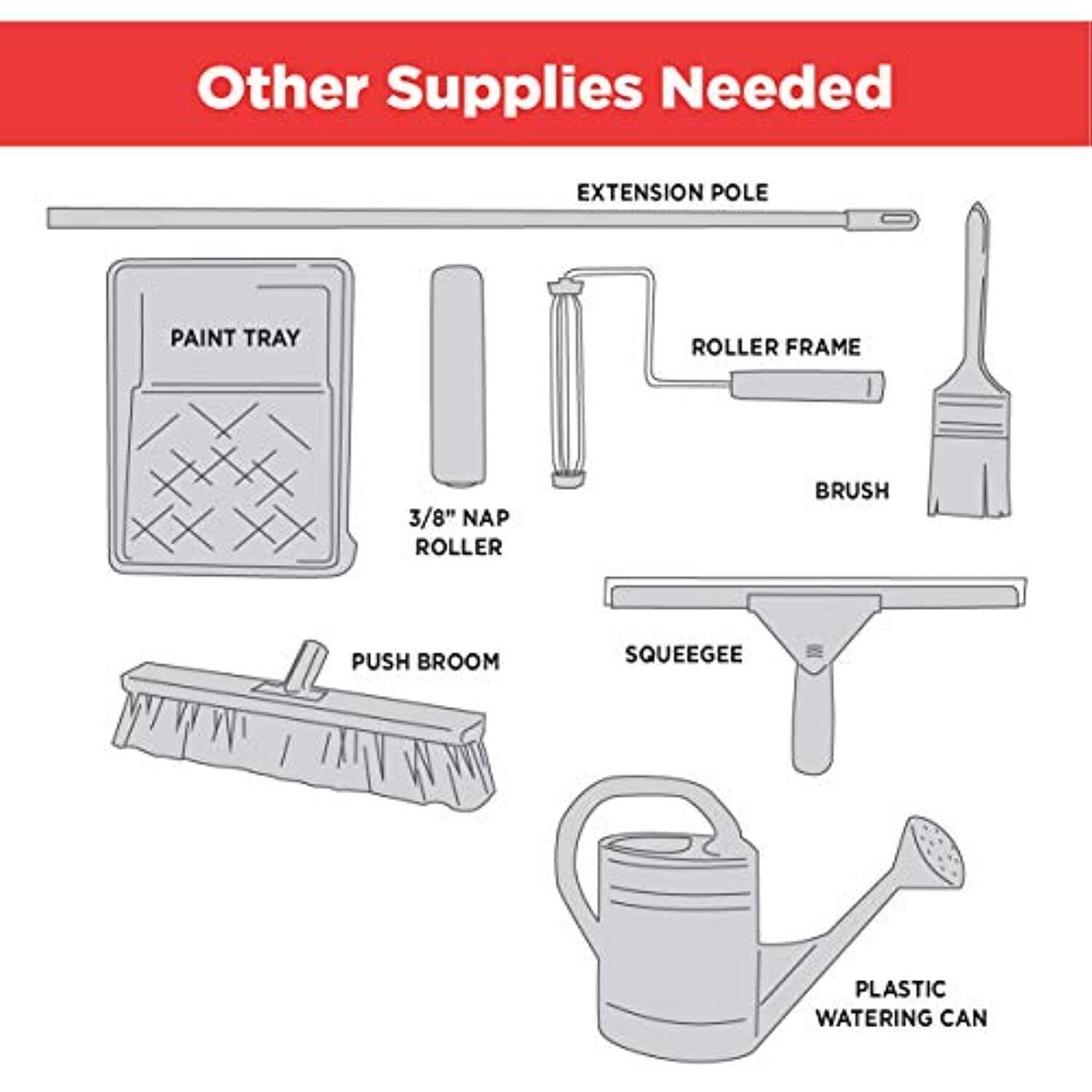 Rust-Oleum 251965 Garage Floor Kit, Gray