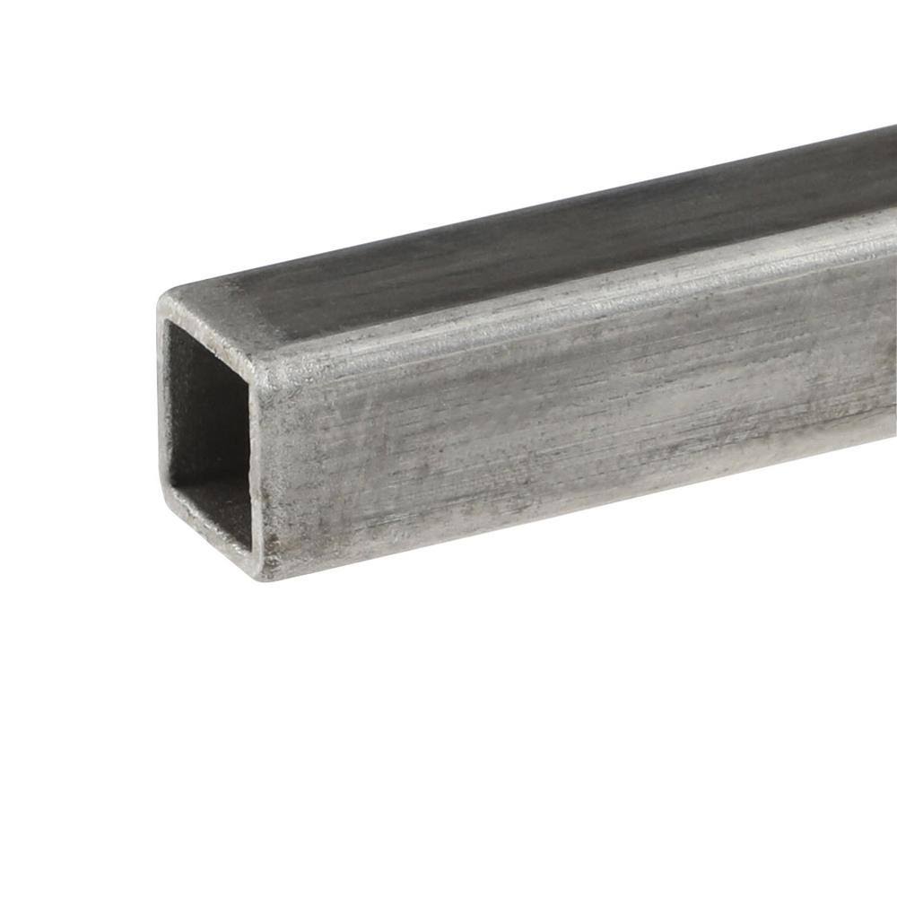 Everbilt 801267 1/16 in. x 1/2 in. x 36 in. Plain Steel Square Tube