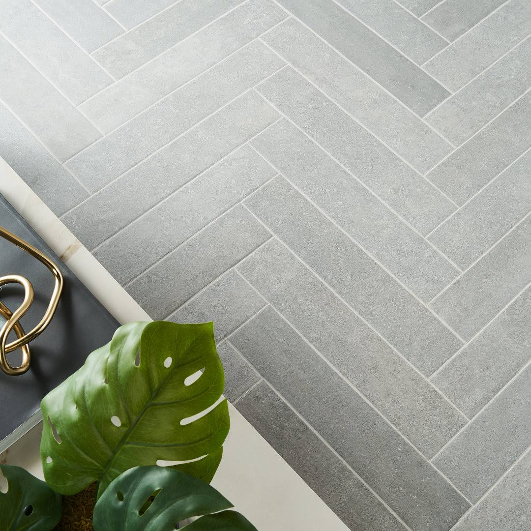 Ivy Hill Tile Texstone Gris 4x19 Matte Gray Porcelain Subway Tile, Backsplash, Wall and Floor