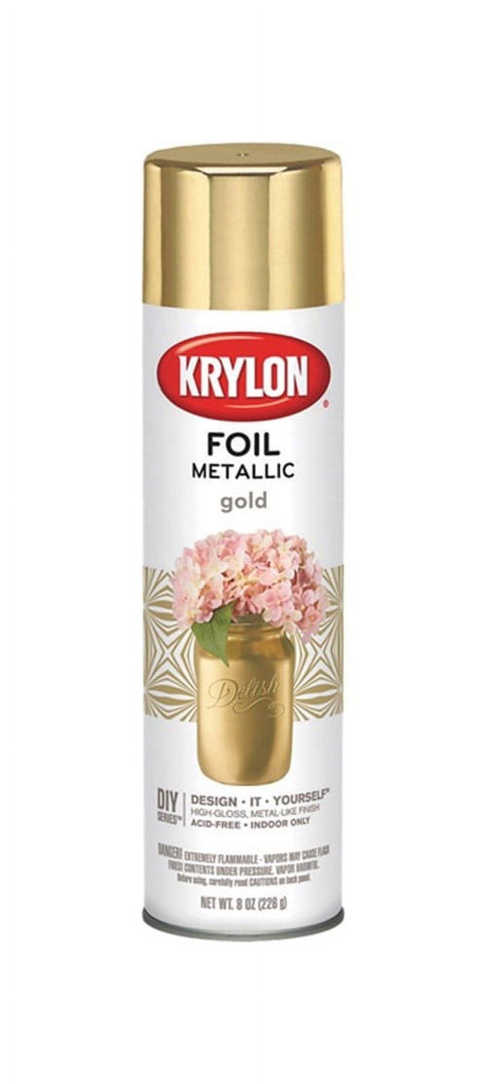 Krylon 8 oz. Foil Metallic Gold Spray Paint