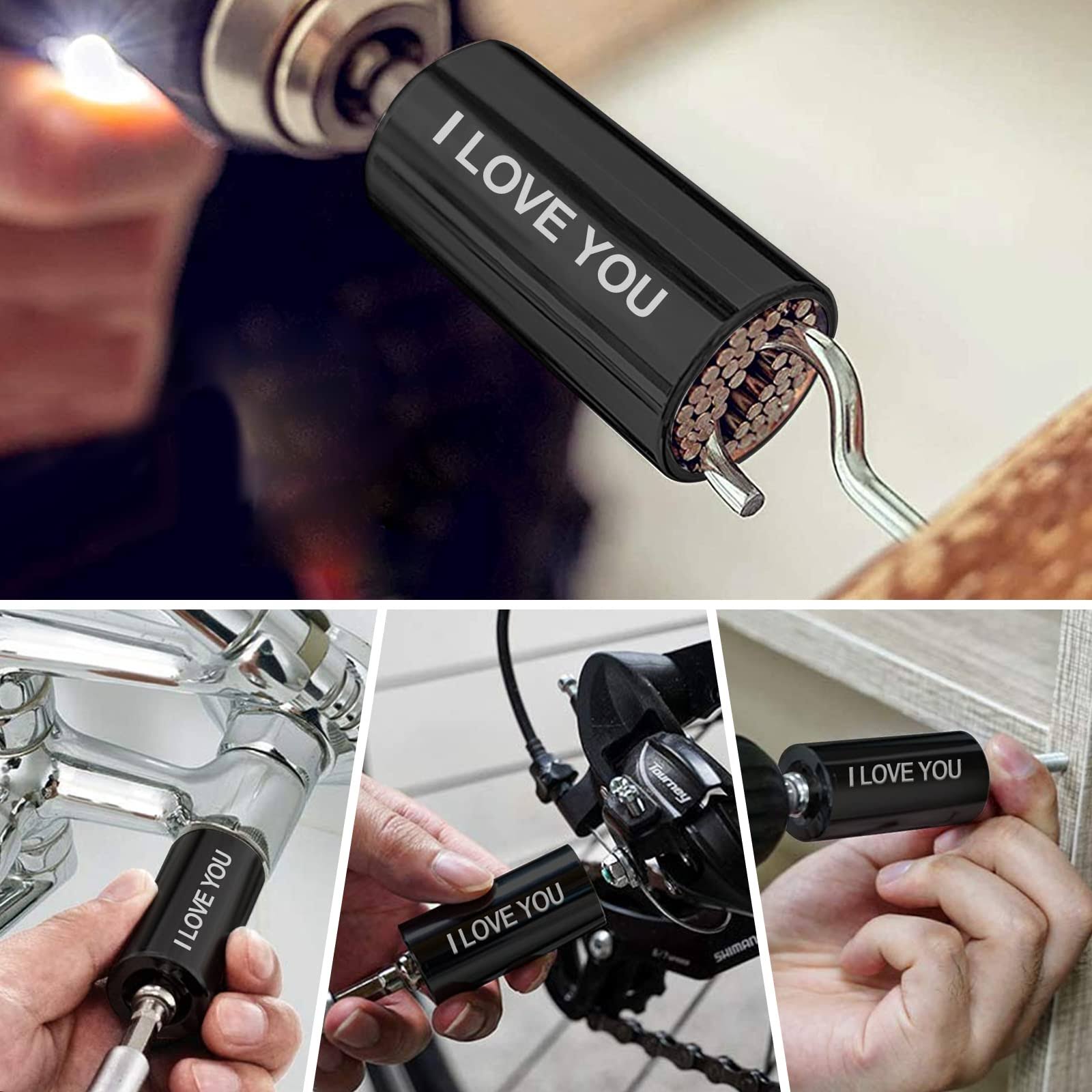 Wareon Super Universal Socket Tools Gifts for Men- Valentines Day Gifts for Him Stocking Stuffers for Adultsbirthday Gifts Cool Stuff Gadgets for Men