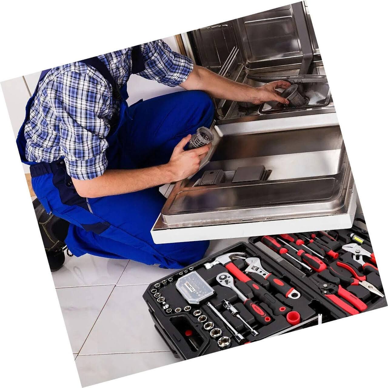 KingTool 325 Piece Home Repair Tool Kit, General Home/Auto Repair Tool Set, Toolbox Storage Case with Drawer, General Household Tool Kit- Perfect