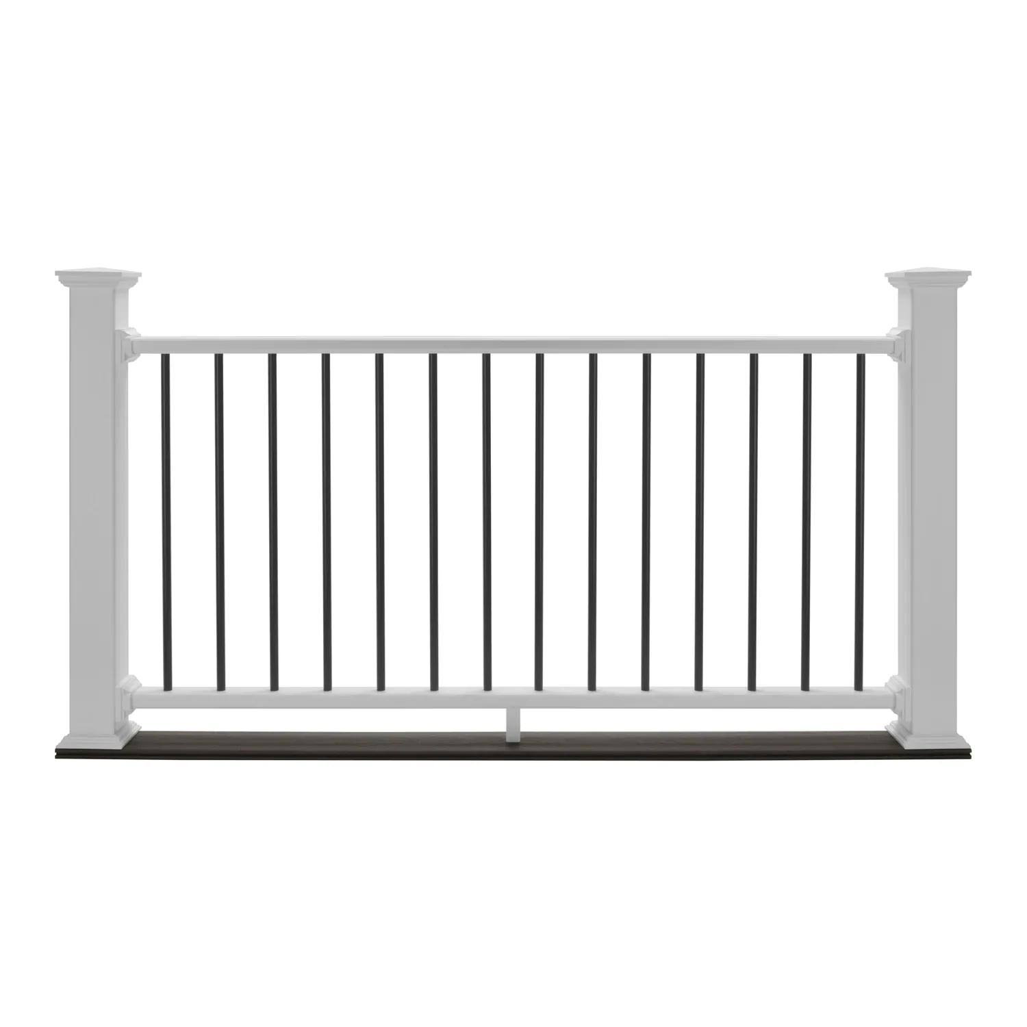 Grab and Go 6-ft x 2.75-in x 36-in White Composite Deck Rail Kit