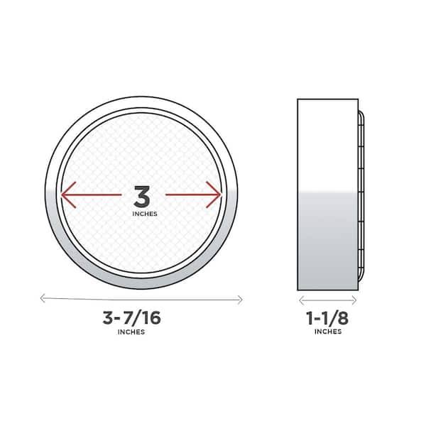 The Plumber's Choice TVENT3 3 in. Termination Vent Cap with Condensation Drain