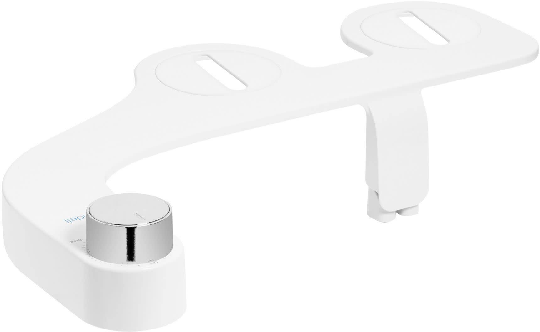 Brondell FreshSpa Comfort+ Ambient Temperature Non-Electric Bidet Attachment in White FSR-15