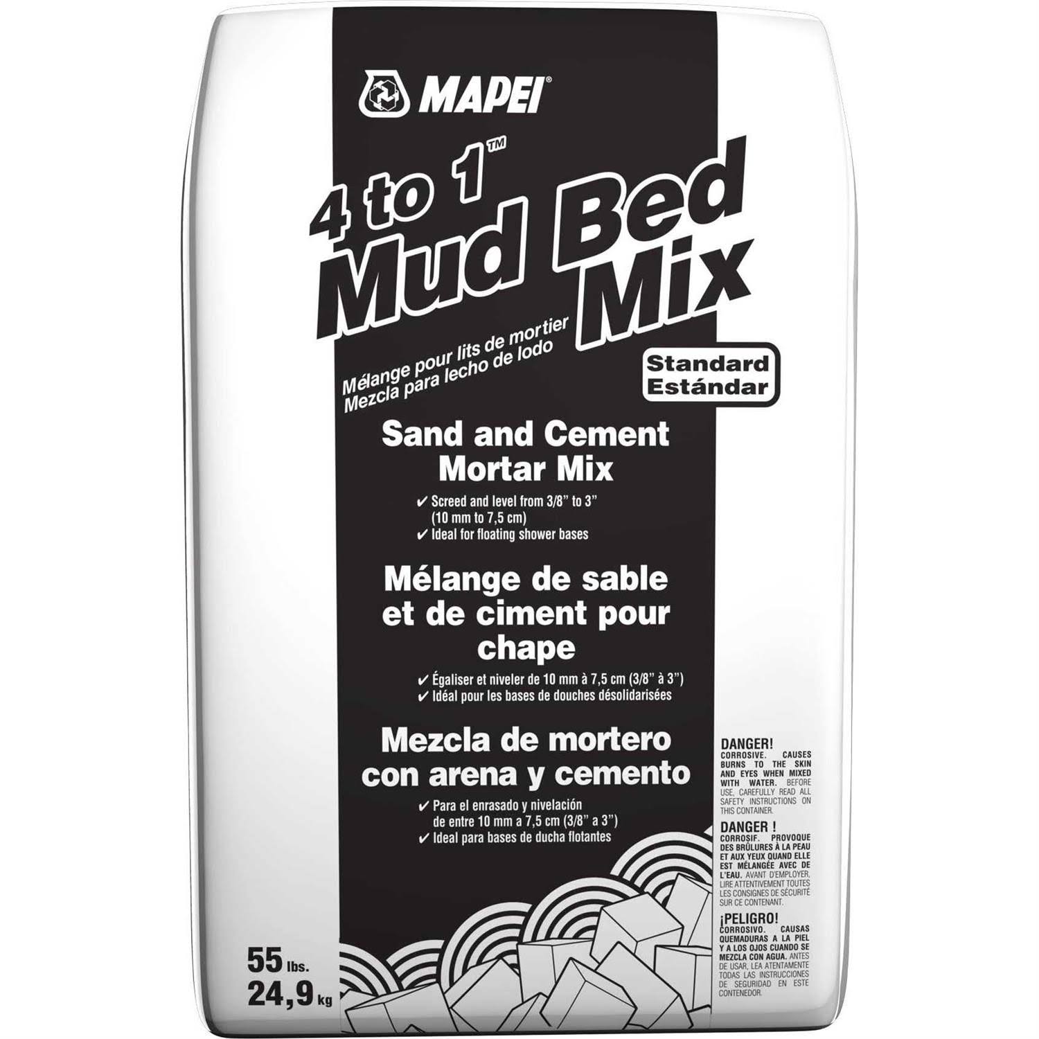 Mapei 4-to-1 Mud Bed Mix 55-lb Powder Floor Patch | 14155000L