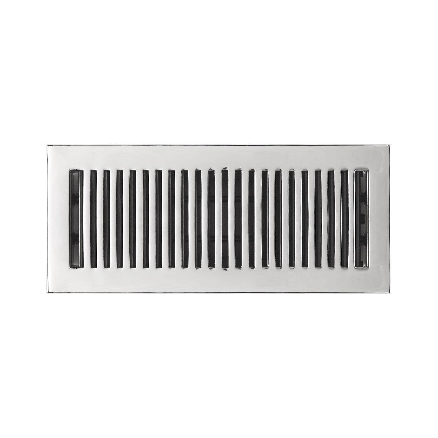 Modern Brass Floor/Wall Register Signature Hardware Chrome 4