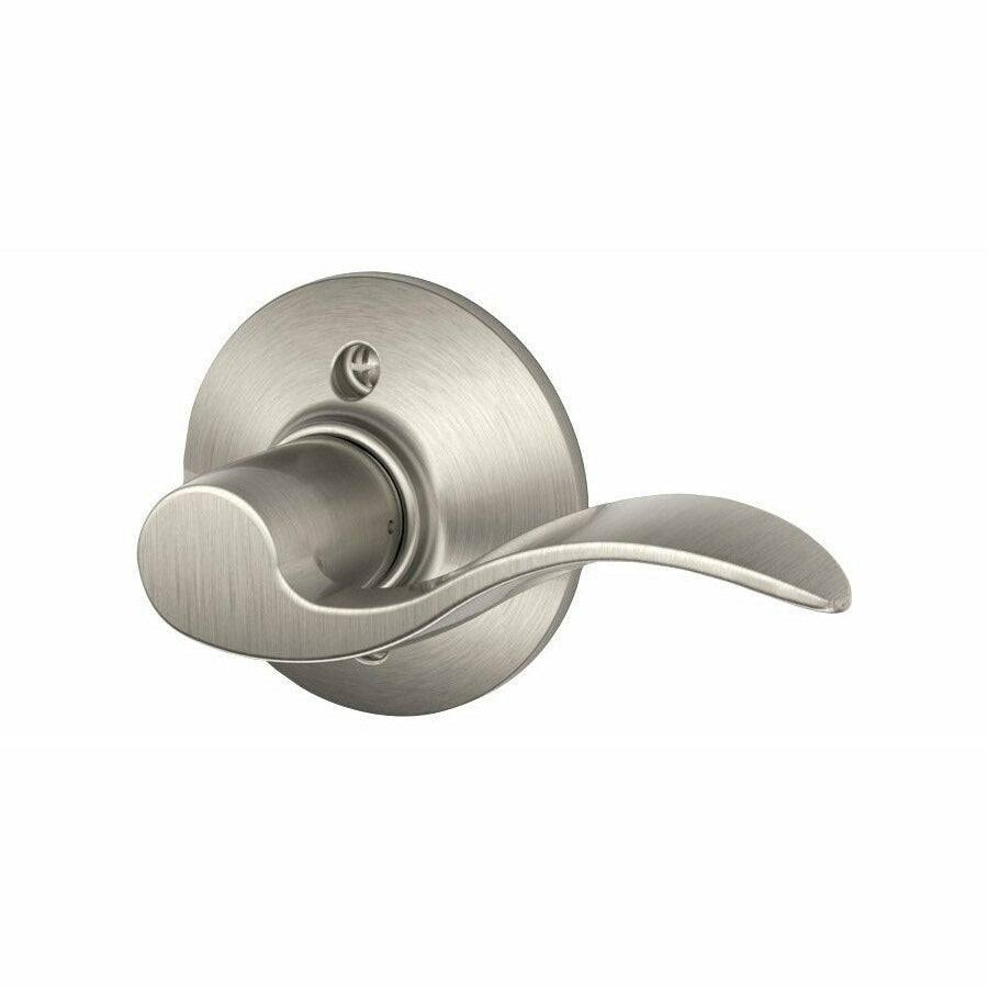 Schlage F170 ACC RH 625 Accent Right Hand Dummy Lever, Bright Chrome