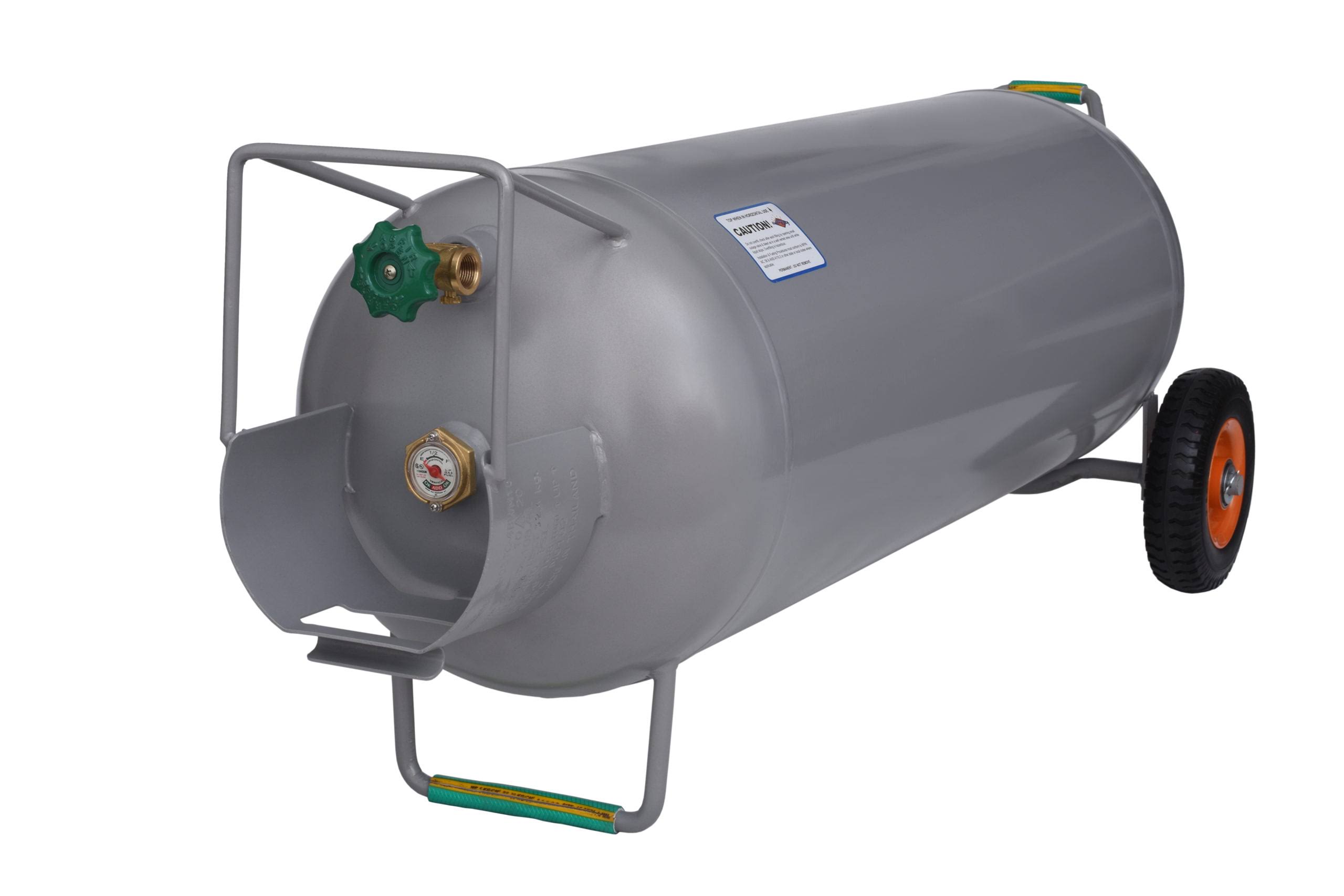 Flame King YSN100HOG 100 lbs Horizontal & Vertical LP Cylinder