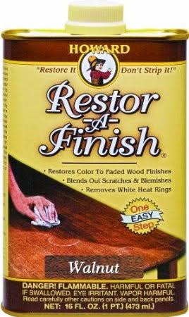 Howard RF8 Products Restor-A-Finish, 8 oz, Ebony Brown, 8 Fluid Ounces