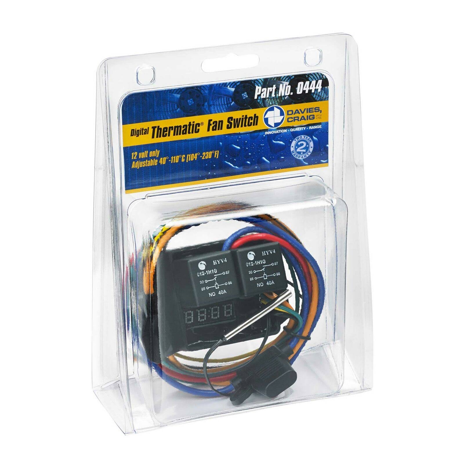 Davies Craig Digital Thermatic Fan Switch Kit 0444