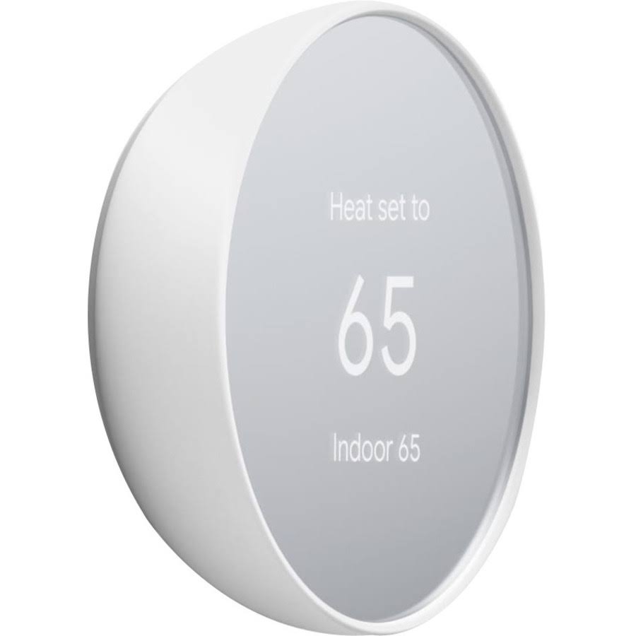 Google Nest Smart Thermostat (Snow)