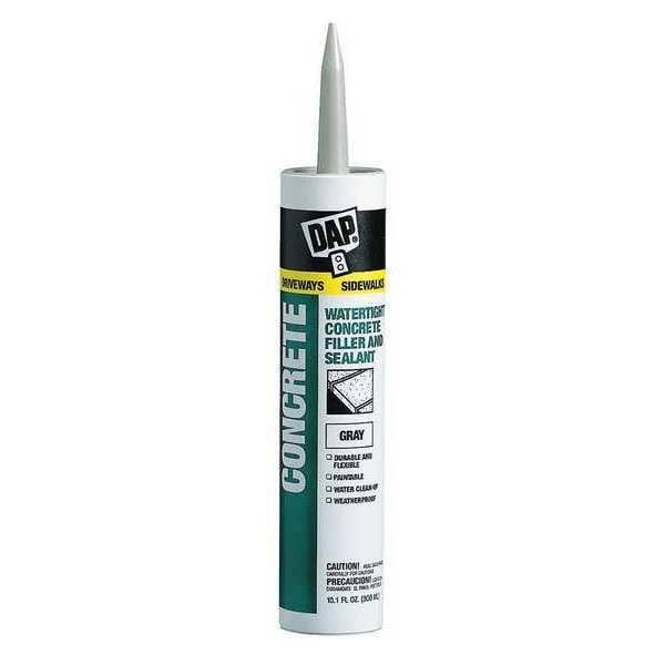 Dap 7079818096 10.1 oz Tube of Gray Concrete / Mortar Filler & Sealant- Quantity of 12