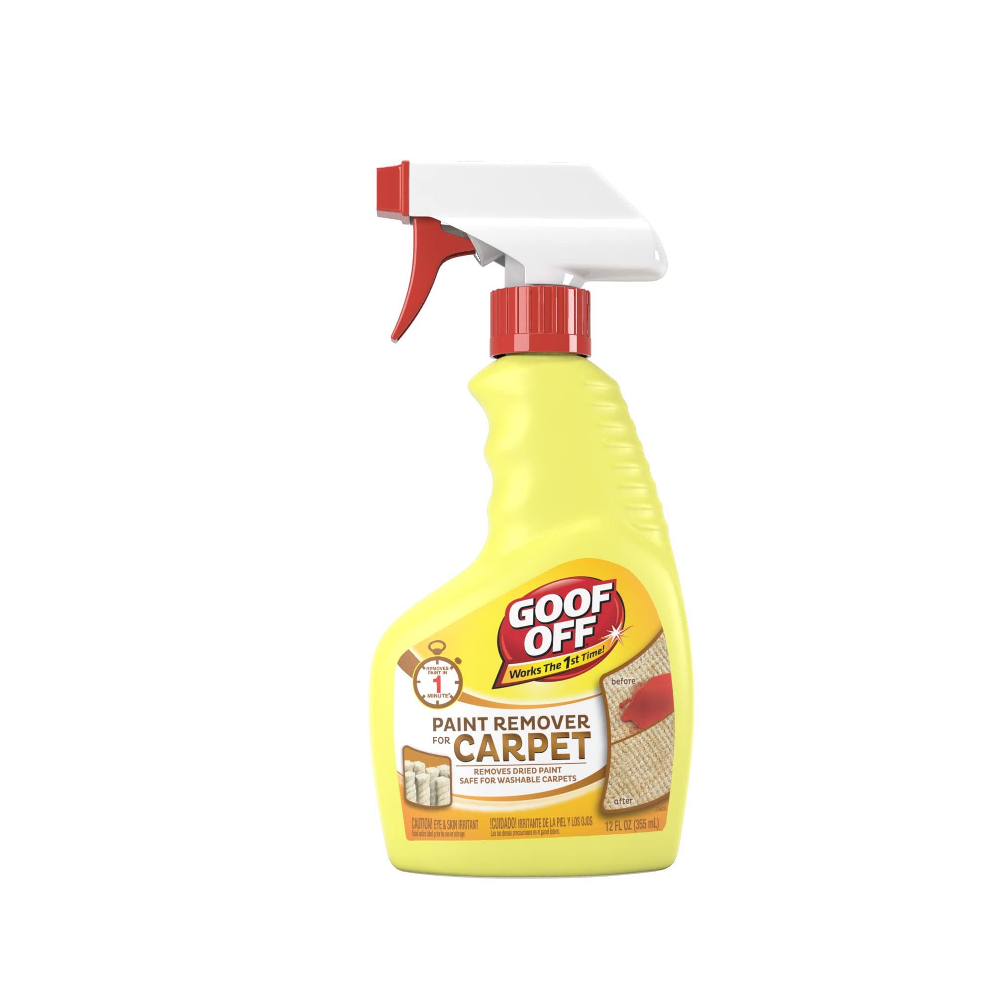Goof Off 12 oz Carpet Paint Remover