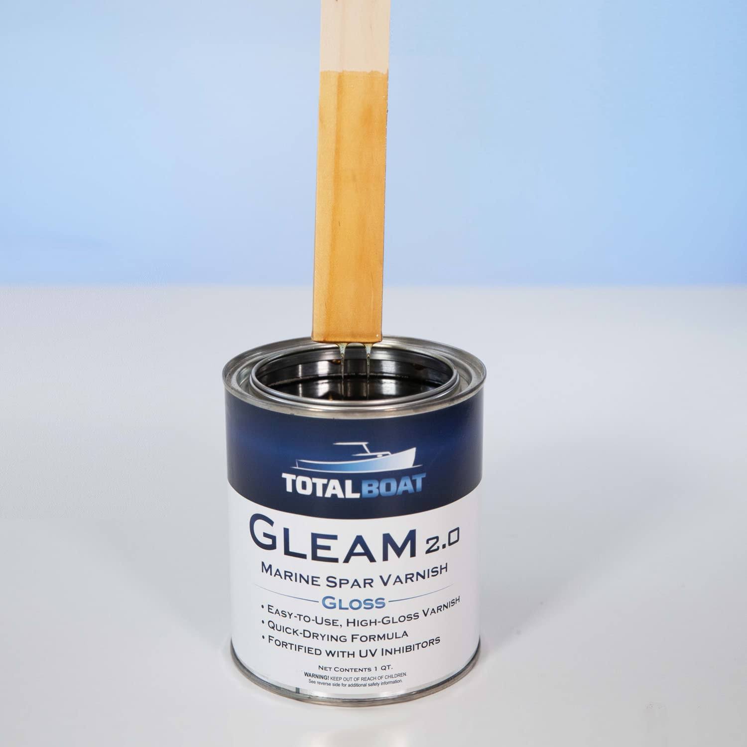 TotalBoat Gleam Marine Spar Varnish Pint Satin