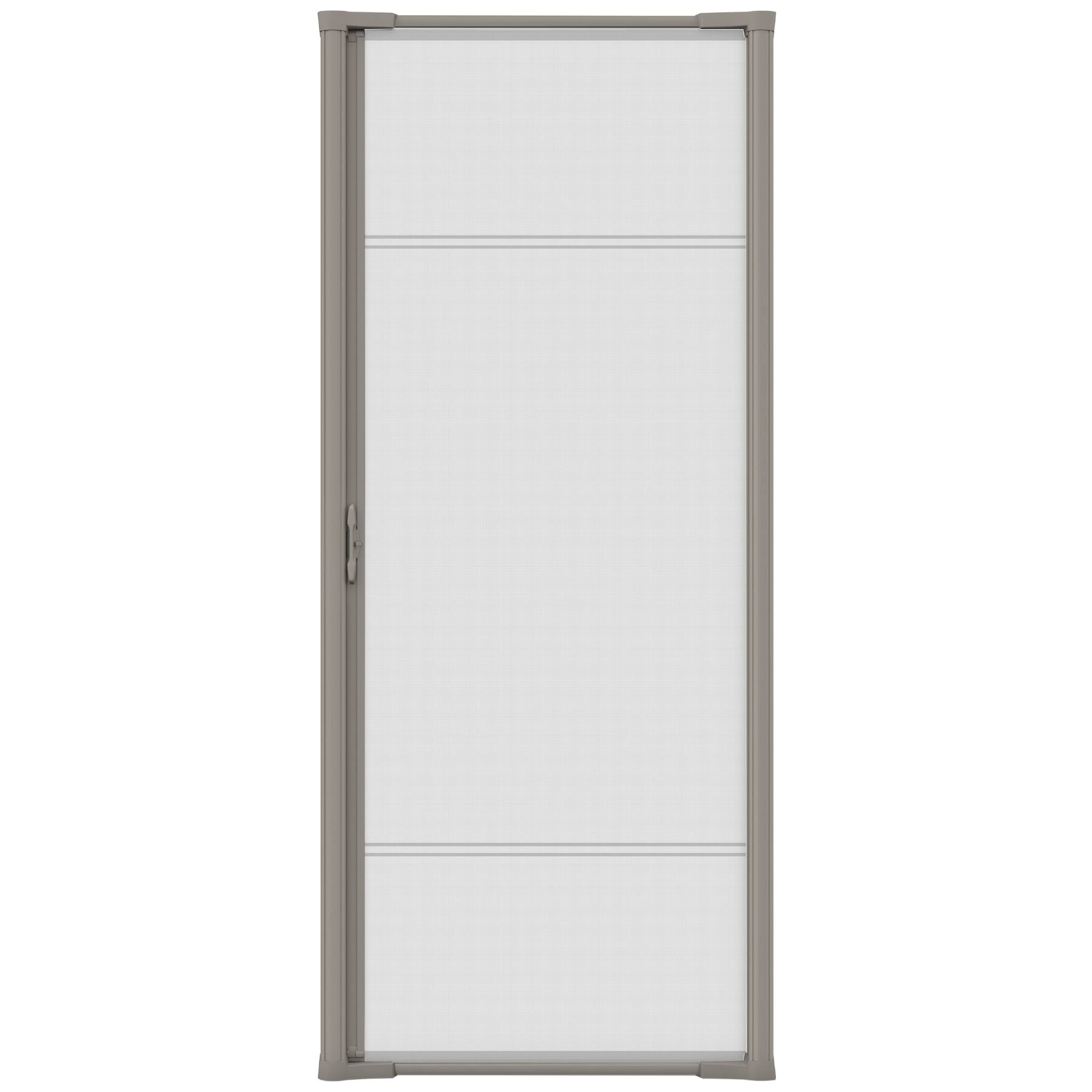 Larson Brisa 36-in x 96-in Sandstone Aluminum Retractable Screen Door in Brown | 77210981