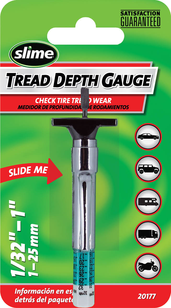 Slime 20177 Tire Tread Depth Gauge