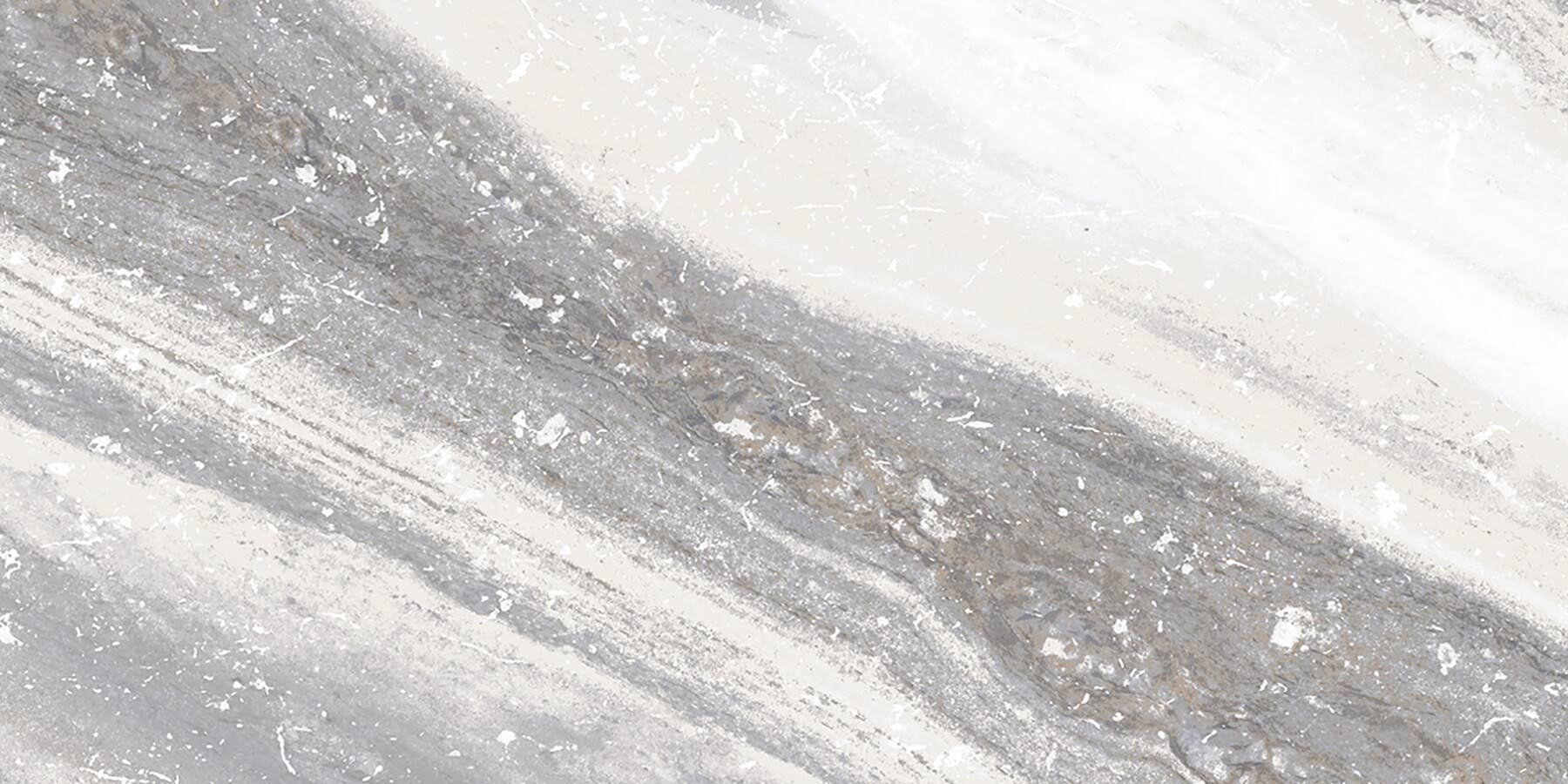 Style Selections Sovereign Stone Pearl 6-in x 12-in Glazed Porcelain Marble Stone Look Floor and Wall Tile