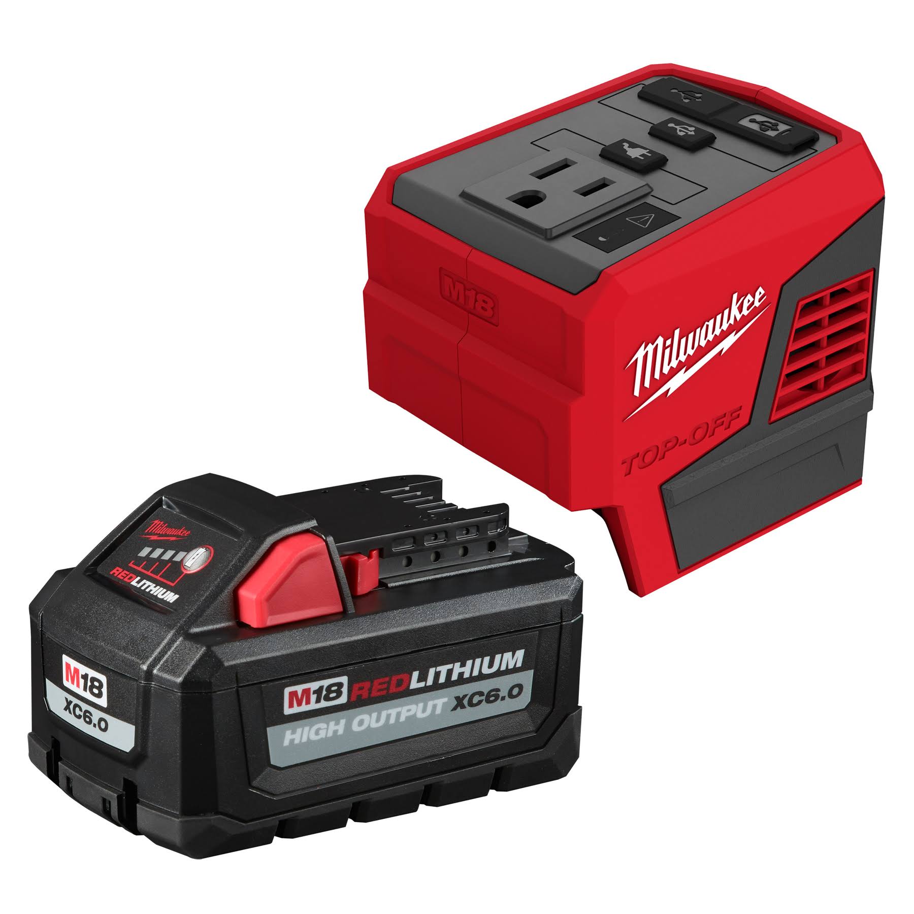Milwaukee M18 Top-Off Power Supply & Battery 2846-21HO
